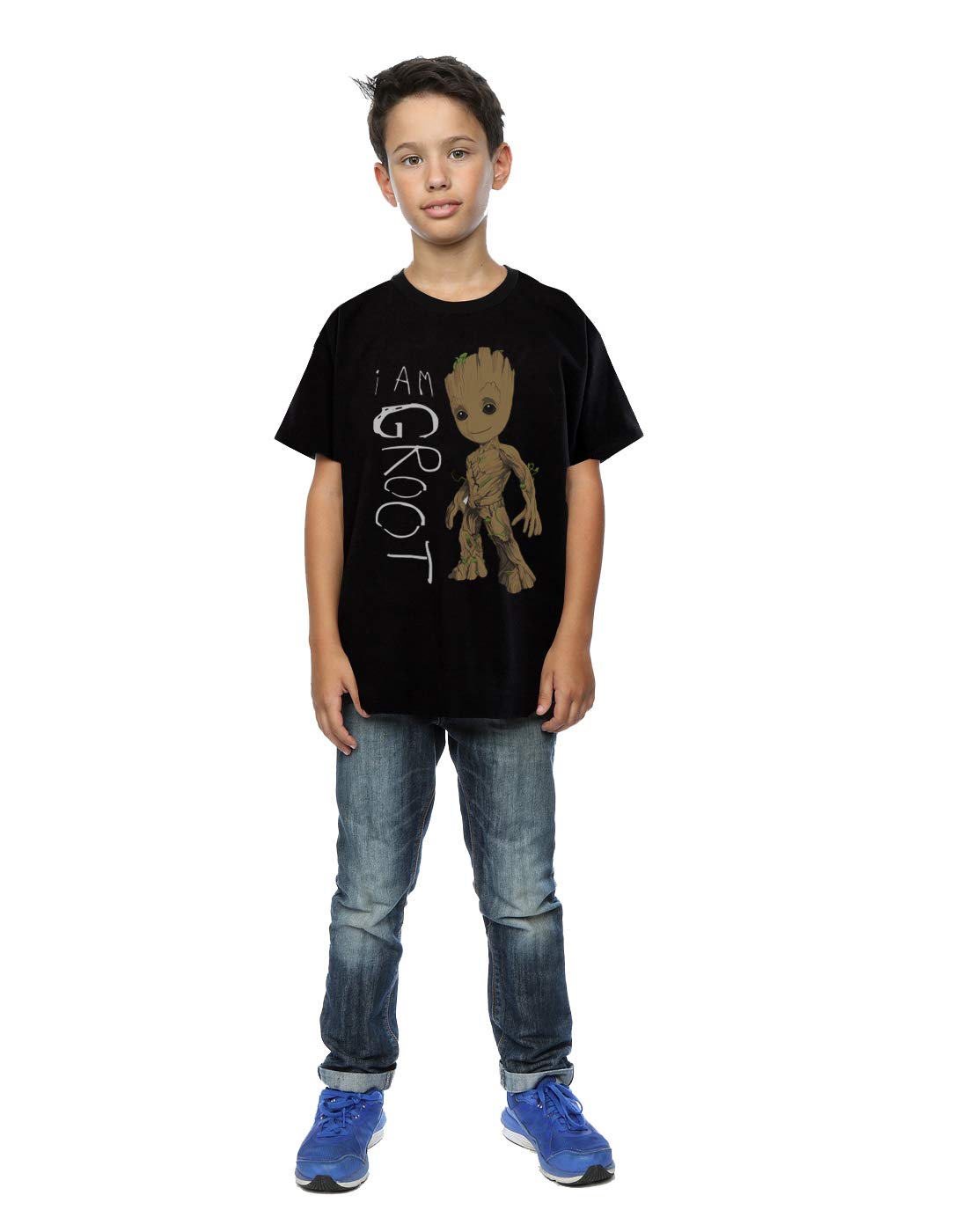 marvel-guardians-groot-i-am-groot-t-shirt-garon-coton image 4