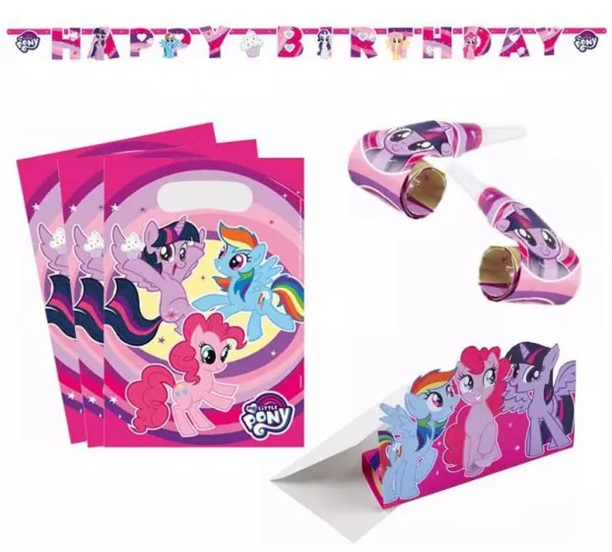 my-little-pony-kit-f-te-anniversaire-8-enfants-multicolore image 3