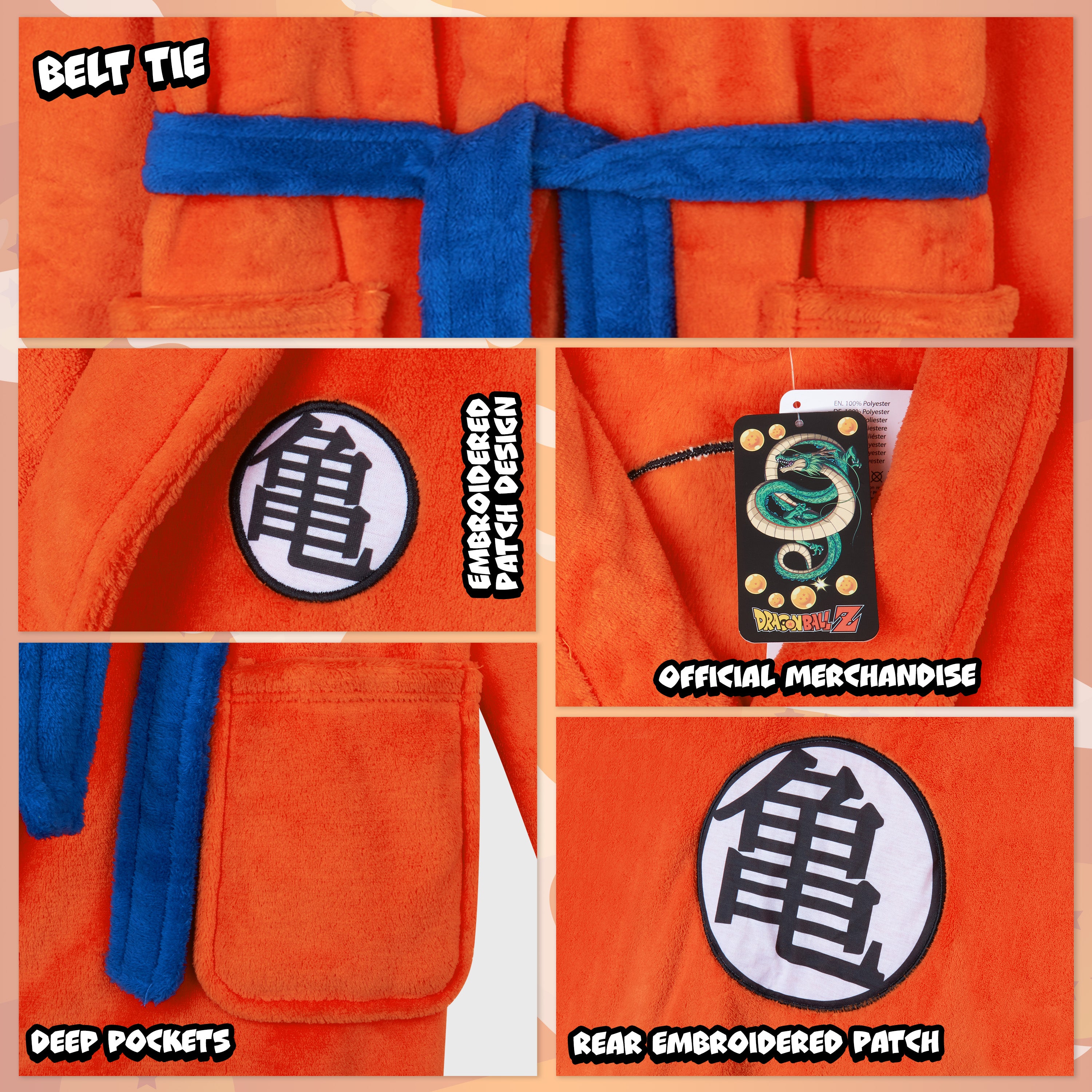 get-trend-boys-dragon-ball-z-peignoir-gar-on-11-12-ans-polaire image 5