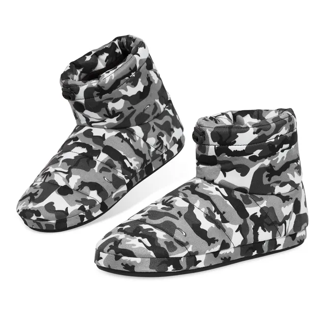 dunlop-chaussons-homme-fourr-bottes-gris-camo-m-moire image 1