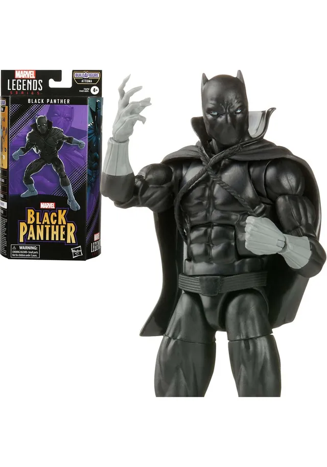 marvel-legends-series-black-panther-comics-figurine-15-cm-cape image 1