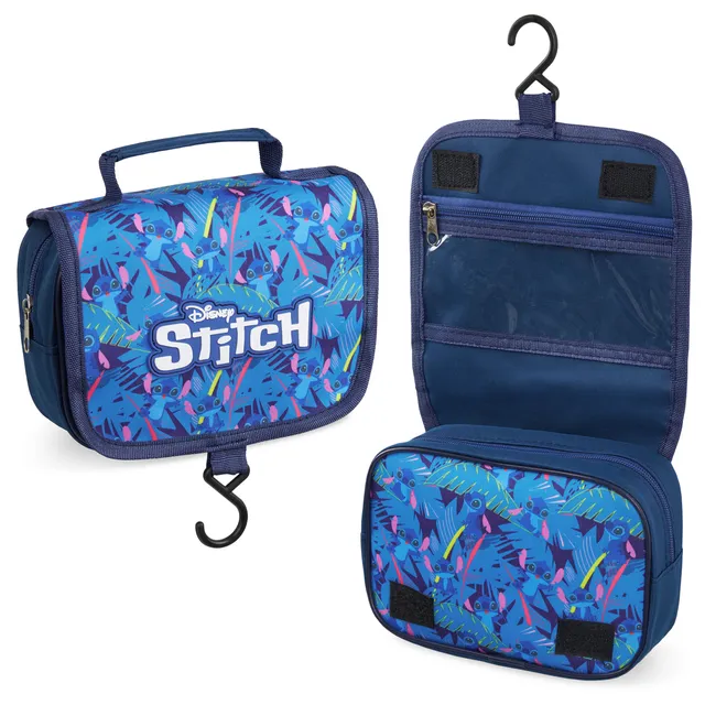 disney-stitch-trousse-de-toilette-suspendue-bleue-crochet image 1