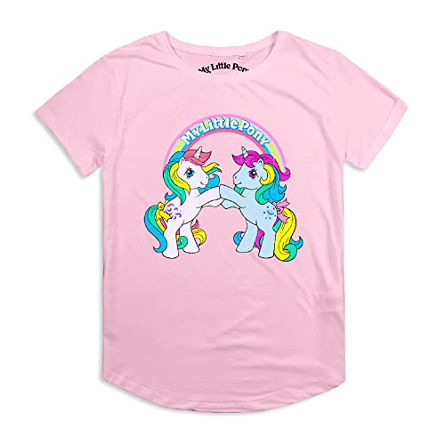 my-little-pony-bright-rainbow-t-shirt-femme-rose-clair image 7