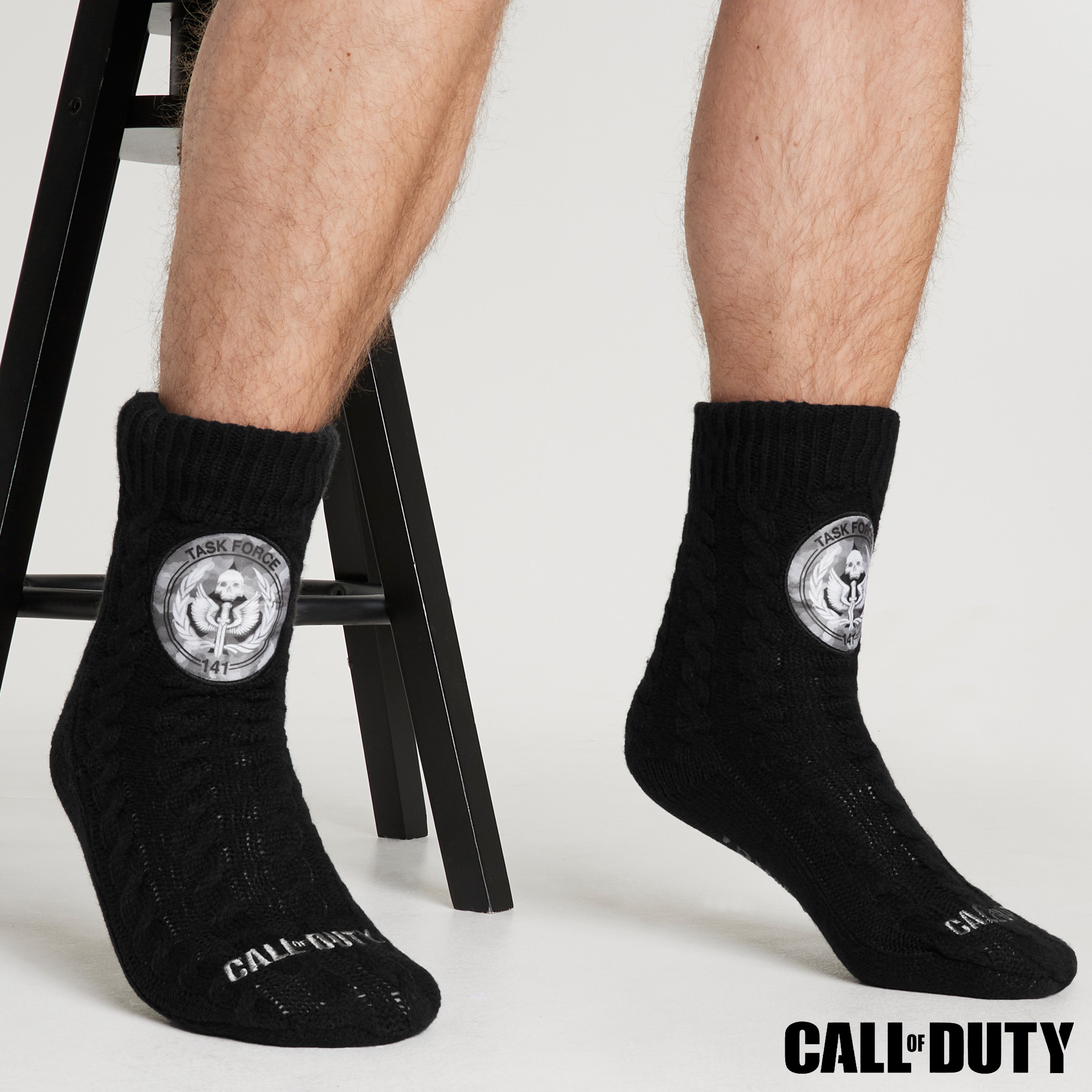 call-of-duty-chaussettes-pantoufles-homme-taille-unique-gaming image 4