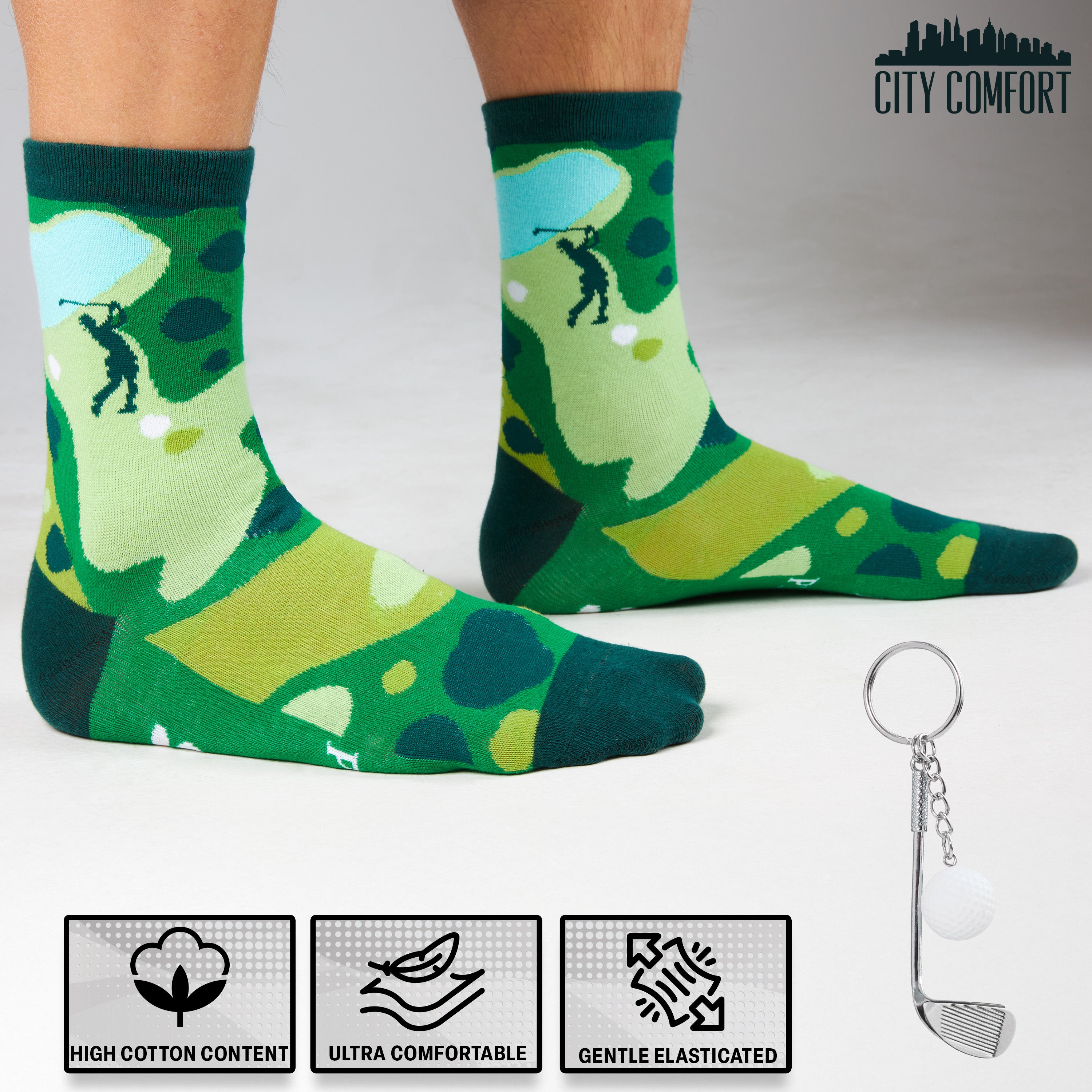 citycomfort-chaussettes-golf-homme-porte-cl-s-1-paire image 5