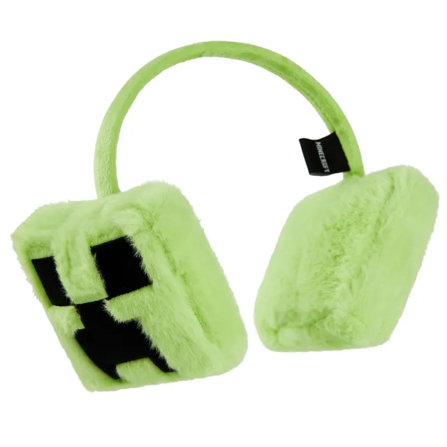 minecraft-cache-oreilles-enfant-creeper-chaud-taille-unique image 1