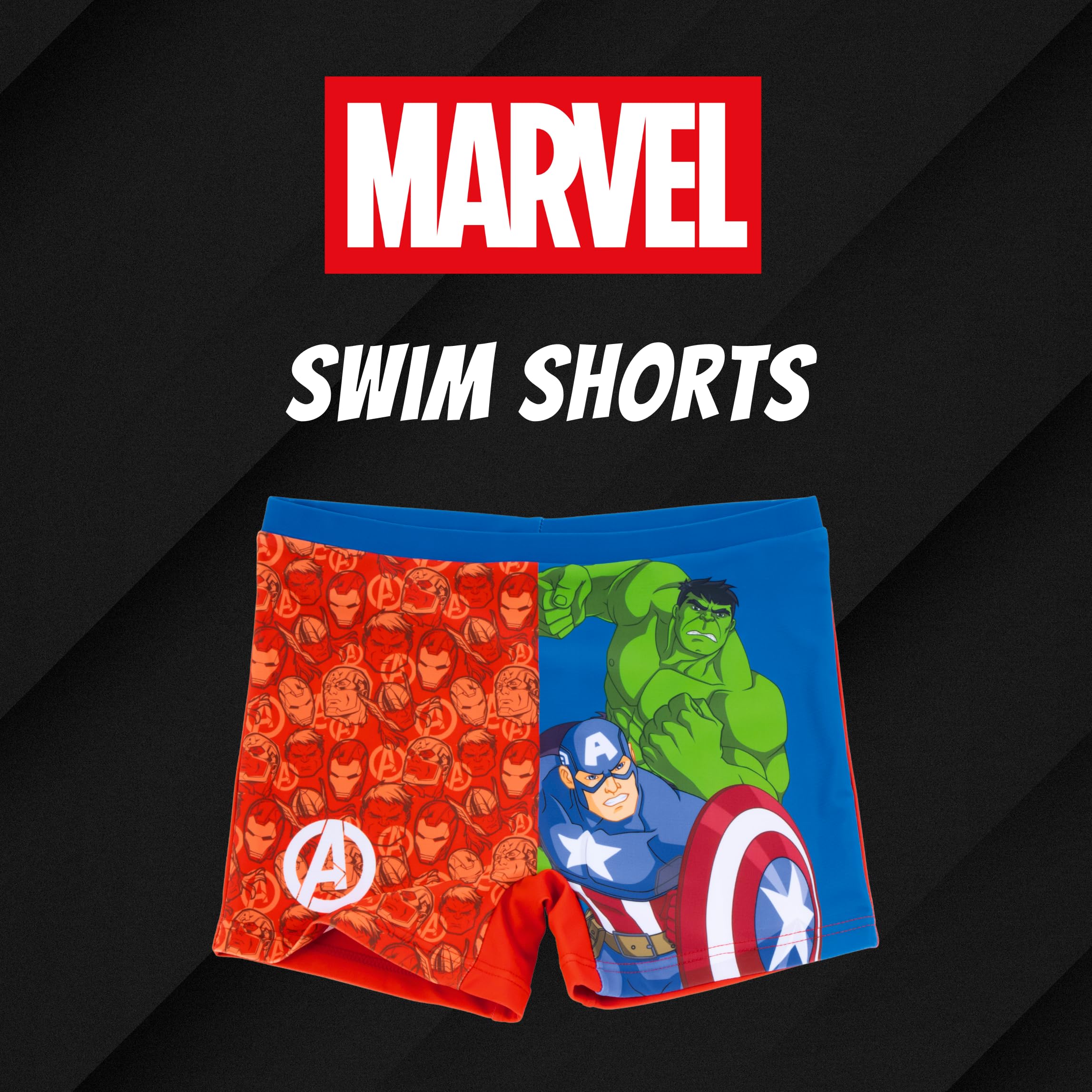 marvel-avengers-short-de-bain-gar-on-rouge-6-ans image 3