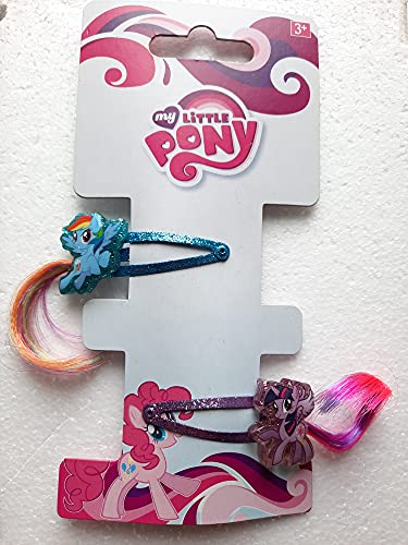 my-little-pony-lot-2-pinces-cheveux-fille-accessoire image 2