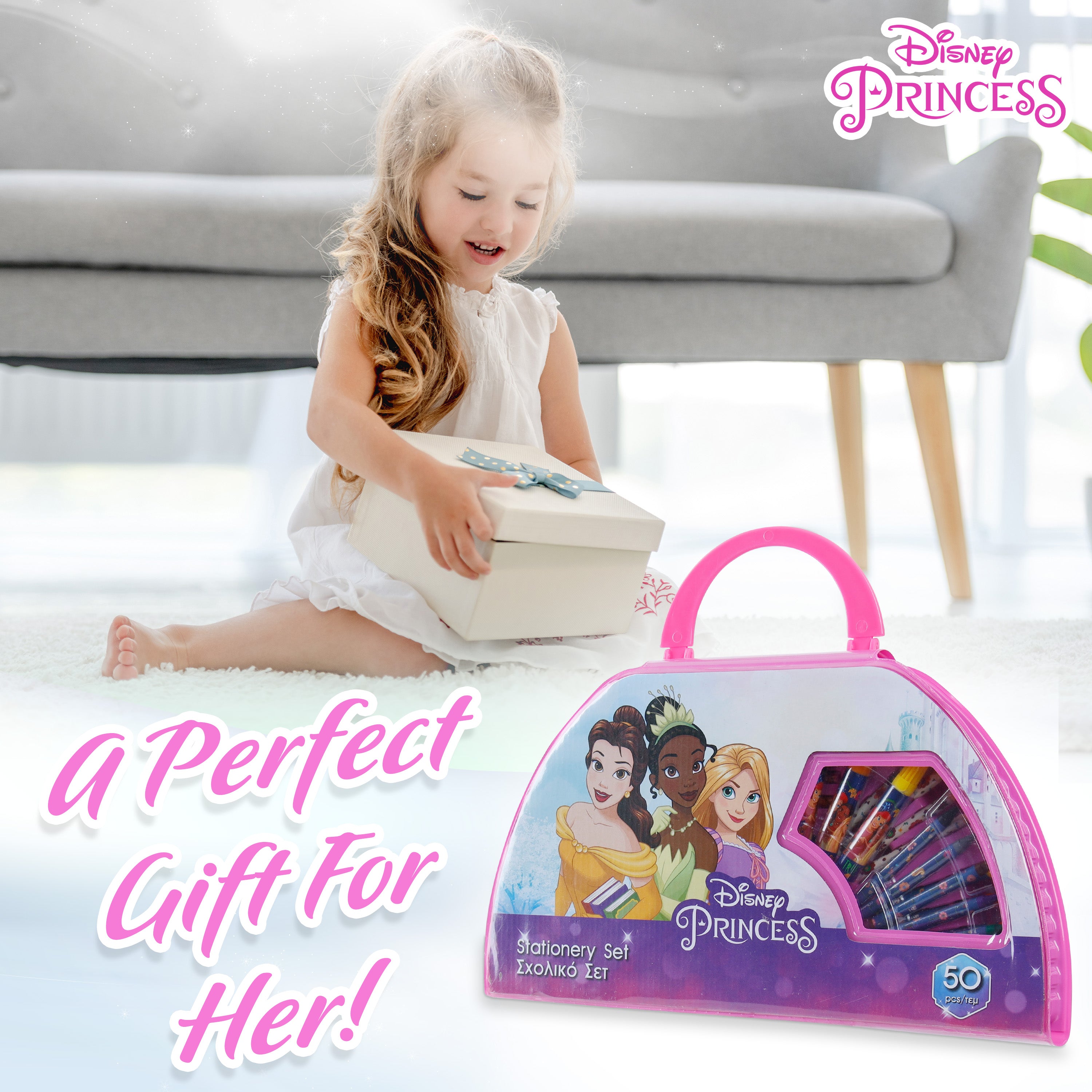disney-princess-kit-dessin-enfant-50-pi-ces-mallette-rose image 2