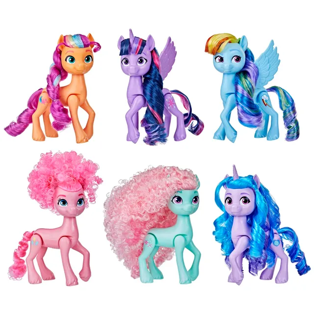my-little-pony-amis-arc-en-ciel-coffret-6-poneys-14-cm image 1
