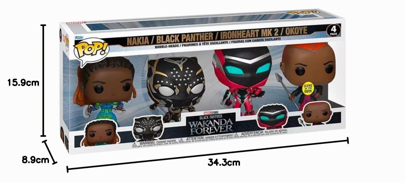 marvel-funko-pop-black-panther-coffret-4-figurines-wakanda-forever image 3