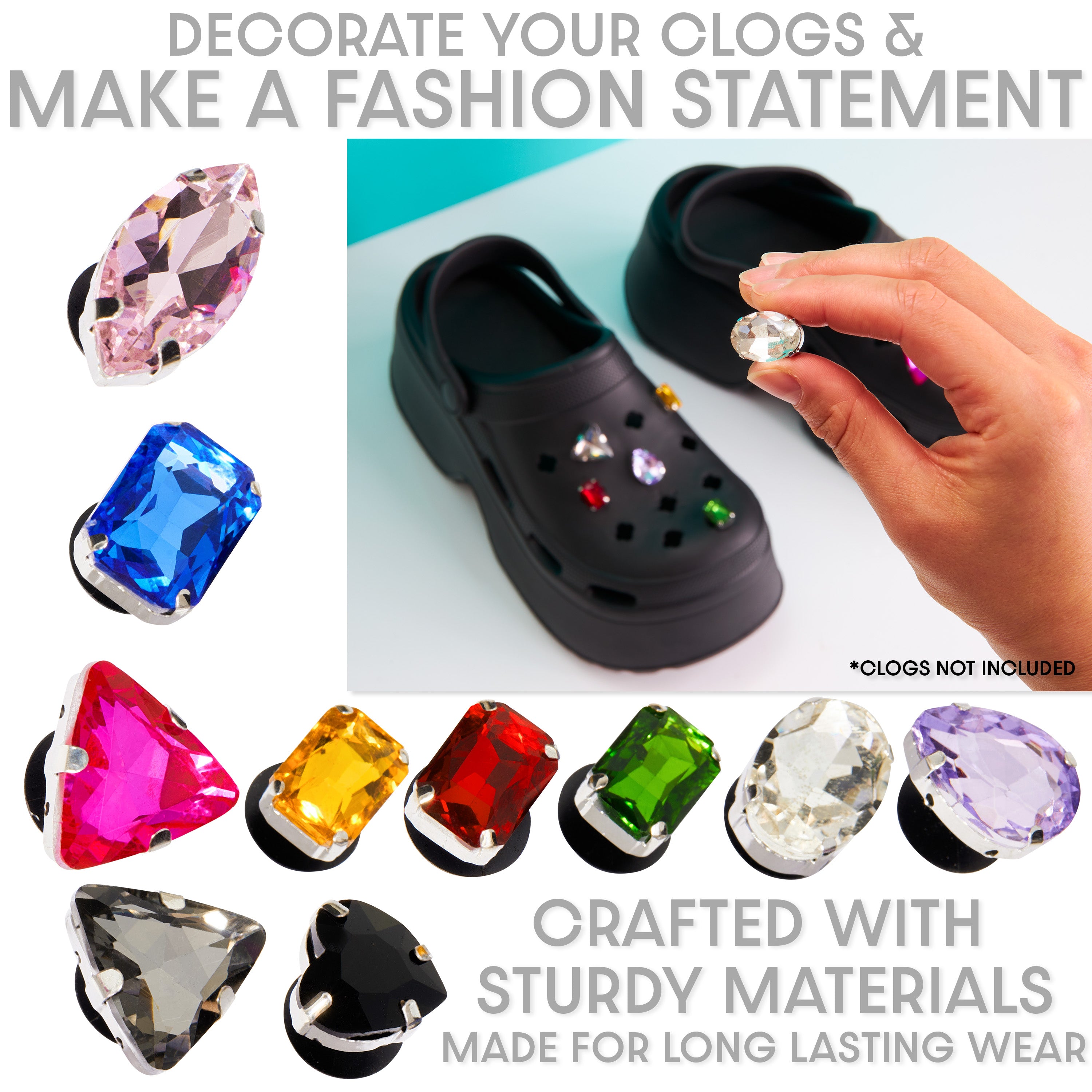 citycomfort-clog-charms-breloques-sabots-multipack-cha-nes image 4