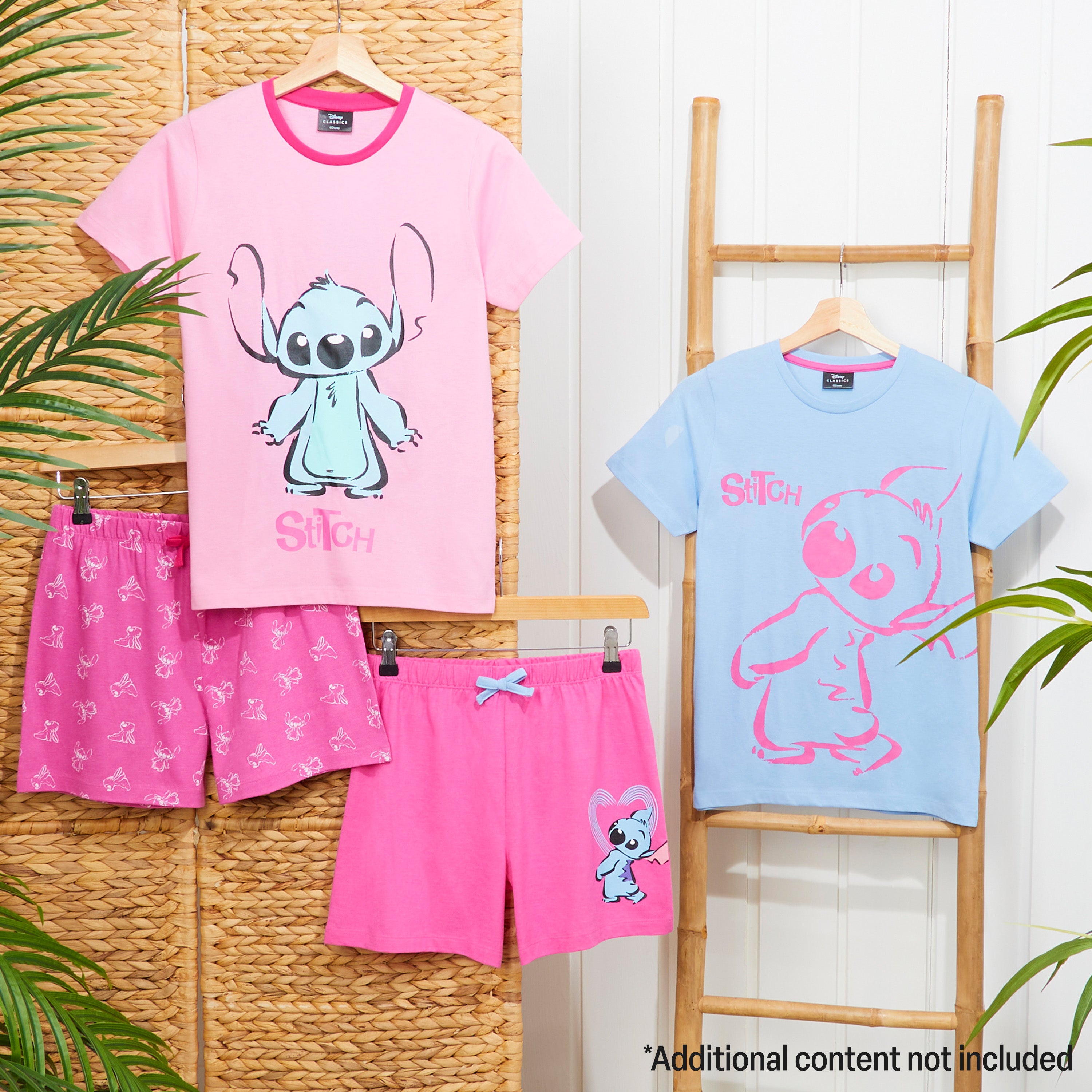 disney-stitch-pyjama-short-fille-coton-9-10-ans-2-pi-ces image 2