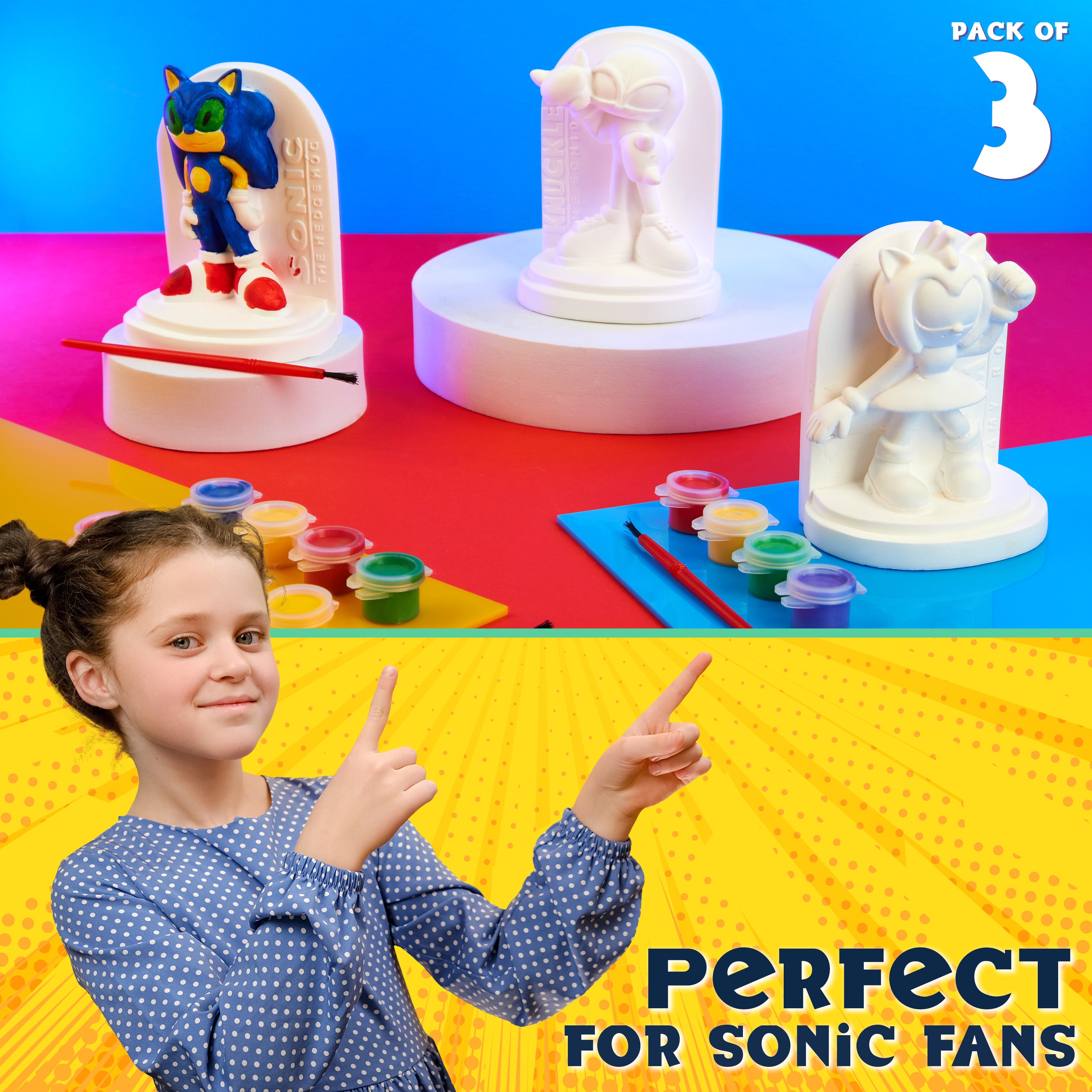sonic-kit-peinture-figurines-peindre-lot-de-3-enfant image 4