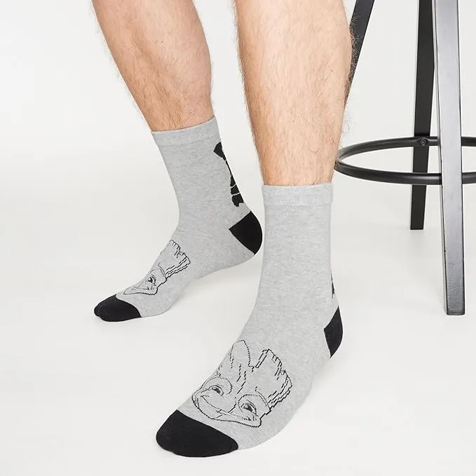 get-trend-men-chaussettes-groot-marvel-homme-lot-de-5-39-44 image 1