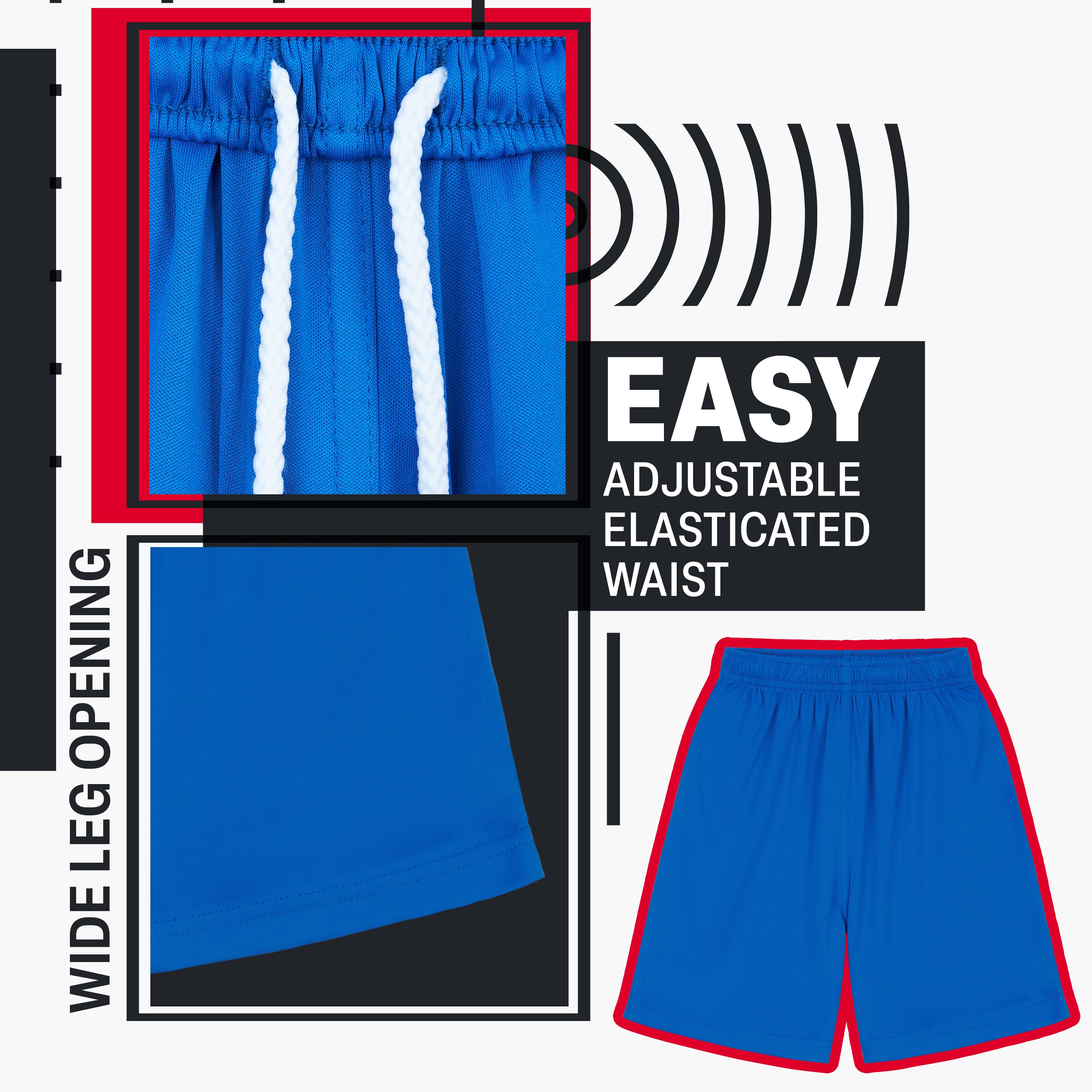 citycomfort-short-sport-gar-on-bleu-polyester-s-chage-rapide image 5