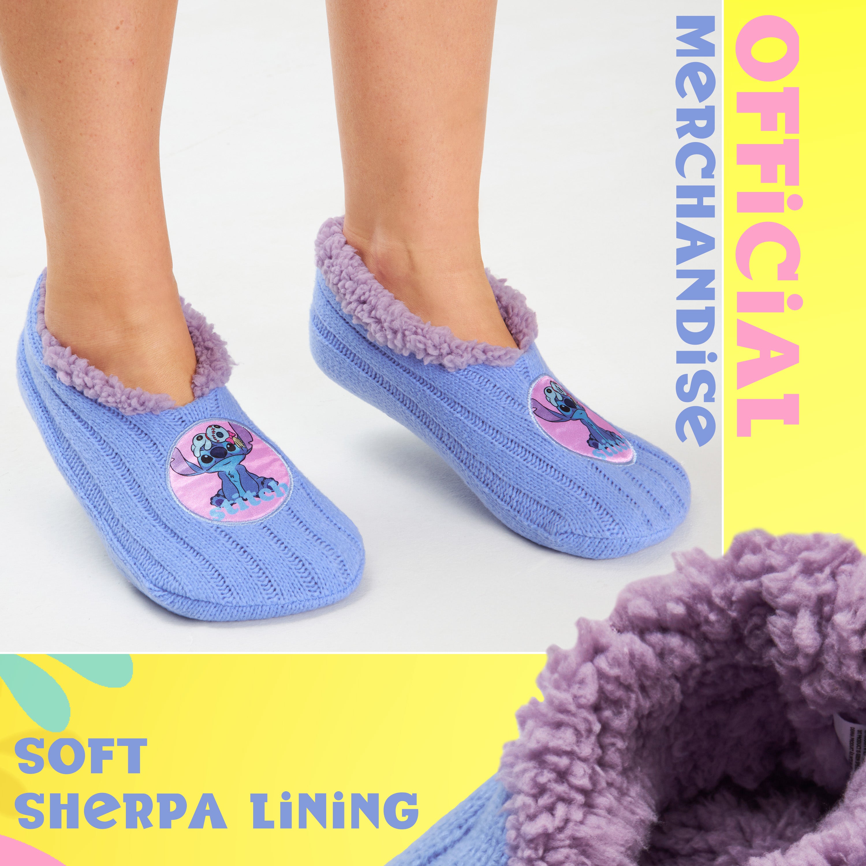 disney-ballerines-chaussons-femme-sherpa-antid-rapant image 5