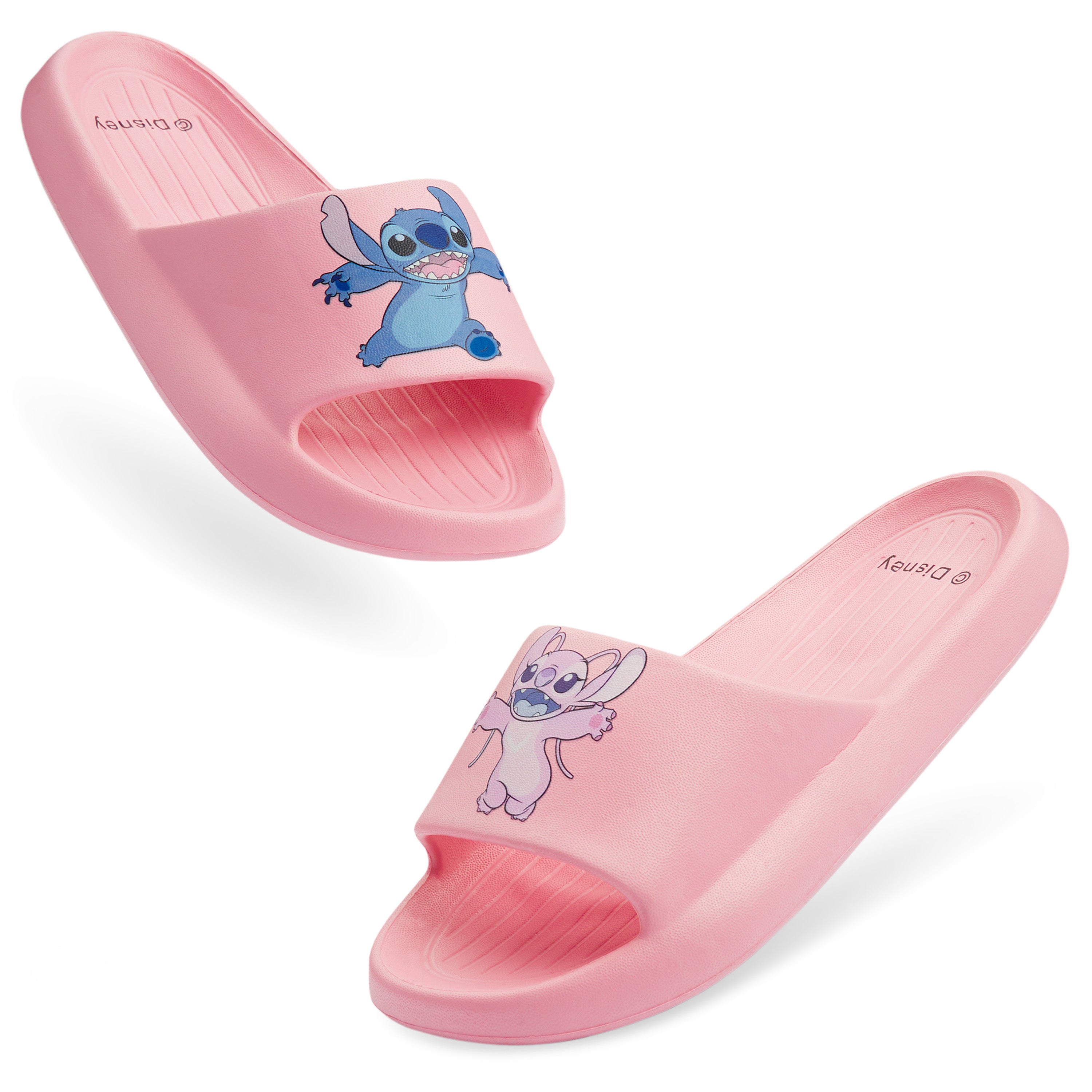 disney-stitch-sliders-fille-claquettes-rose-angel-2-5-3-5 image 1