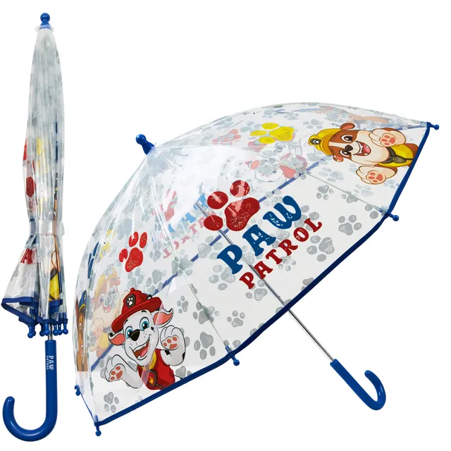 pat-patrouille-parapluie-enfant-cloche-transparent-l-ger image 1
