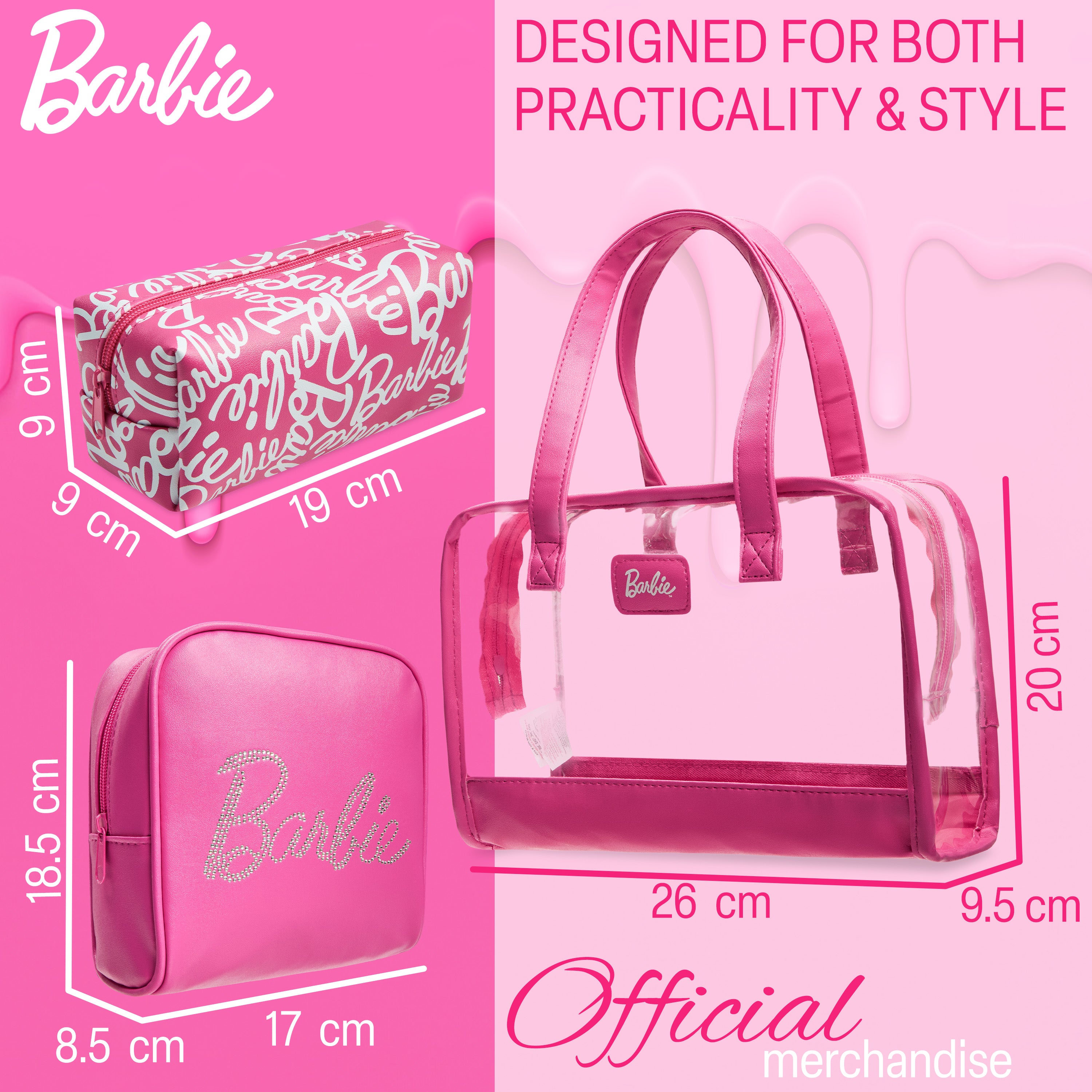 barbie-lot-3-trousses-toilette-maquillage-rose image 5