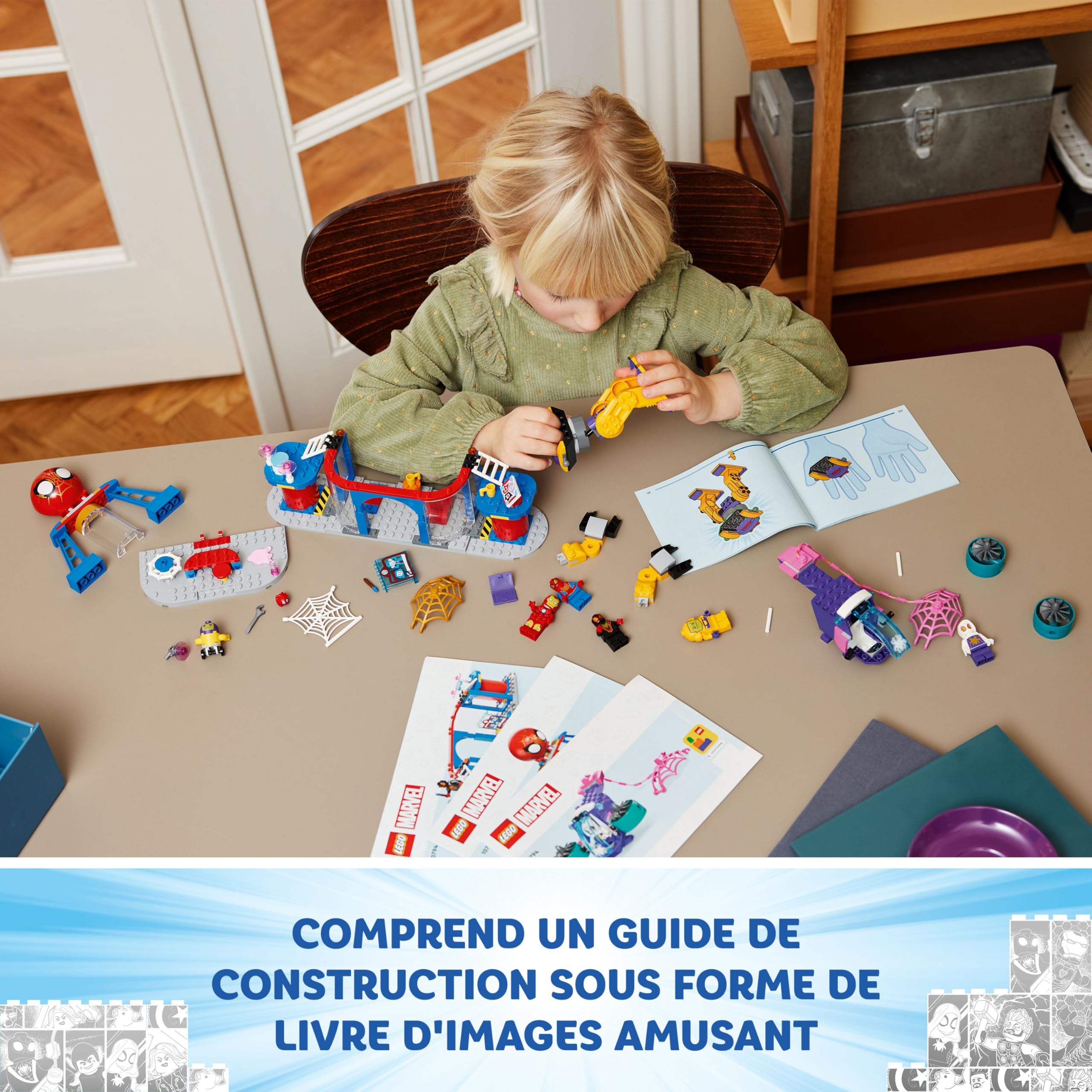 lego-marvel-10794-qg-spidey-jeu-de-construction-4-ans image 6