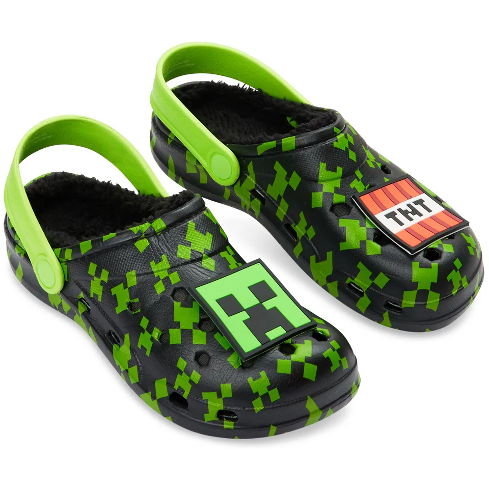 minecraft-sabots-fourr-s-gar-on-doublure-polaire-charms image 1