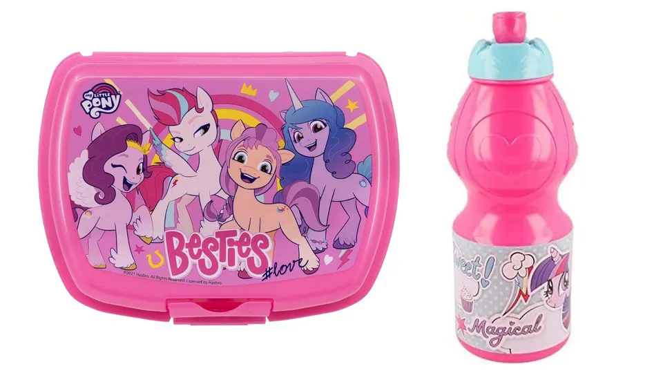 my-little-pony-set-d-jeuner-bo-te-bouteille-400-ml image 1