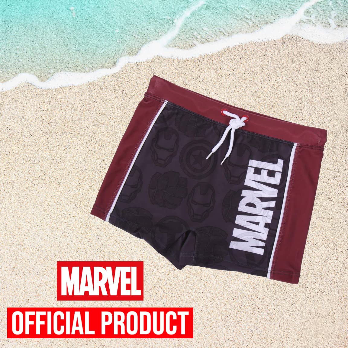 marvel-avengers-short-de-bain-gar-on-s-chage-rapide-6-12-ans image 7