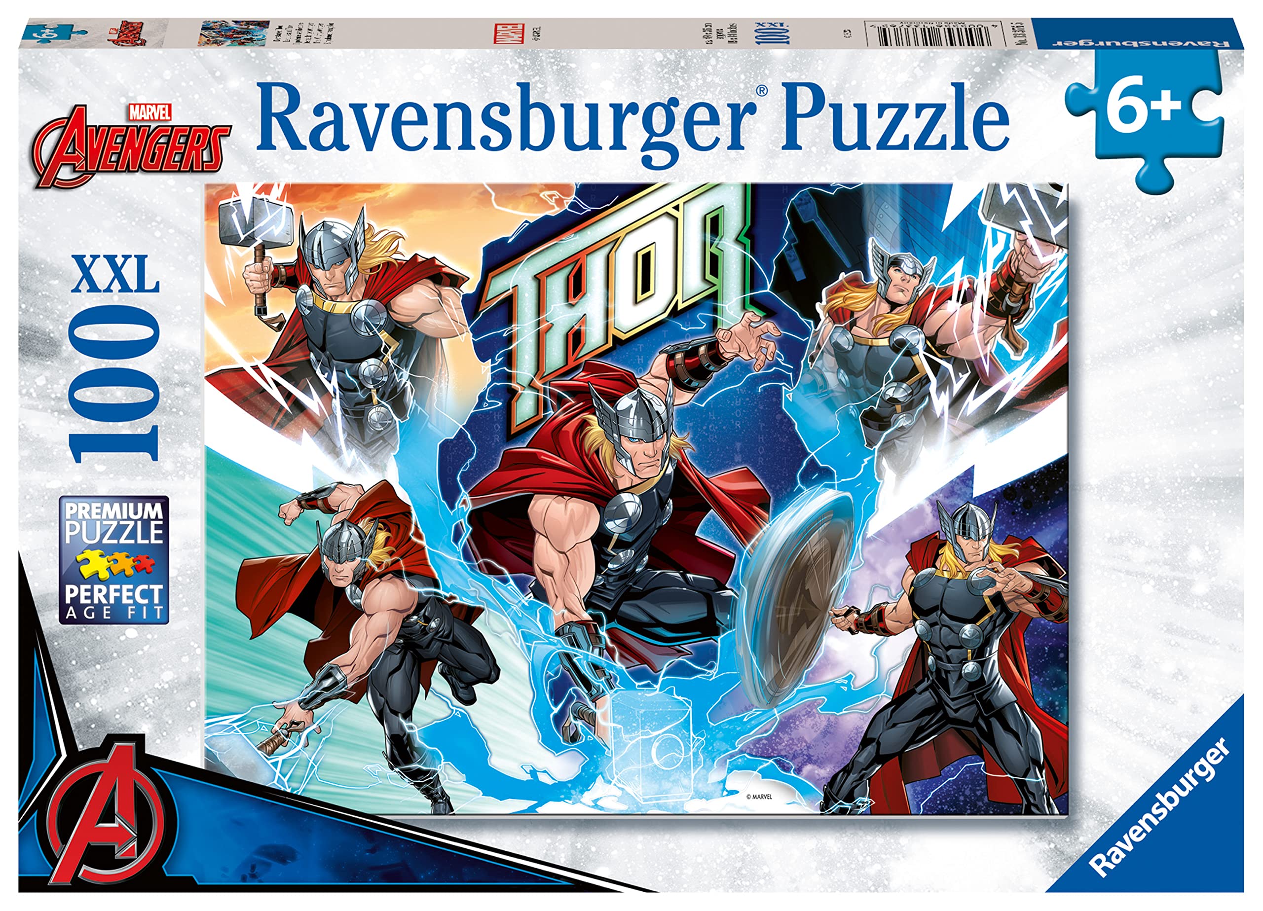 ravensburger-marvel-thor-puzzle-100-pi-ces-xxl-d-s-6-ans image 1