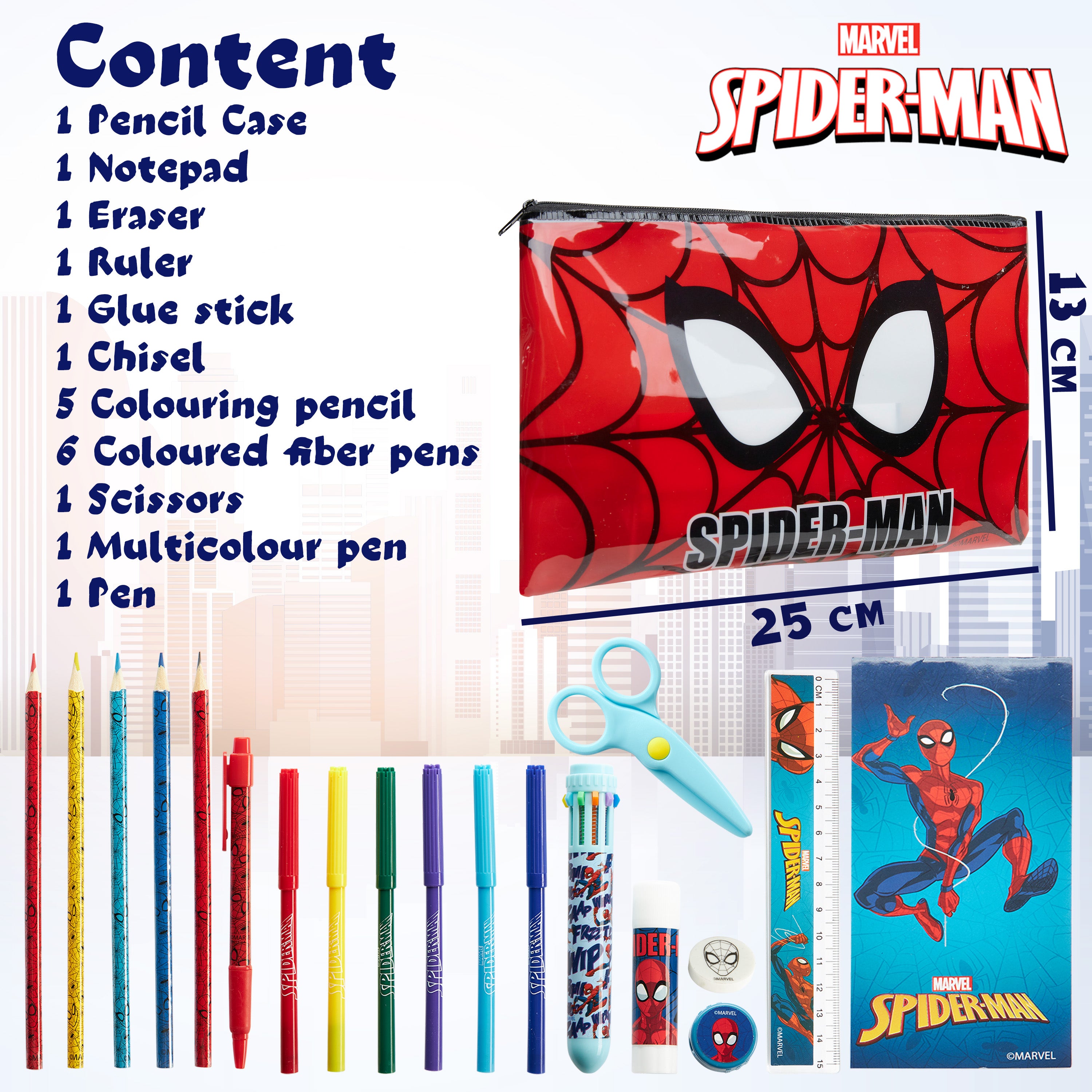 marvel-spiderman-trousse-garnie-enfant-papeterie-compl-te image 6