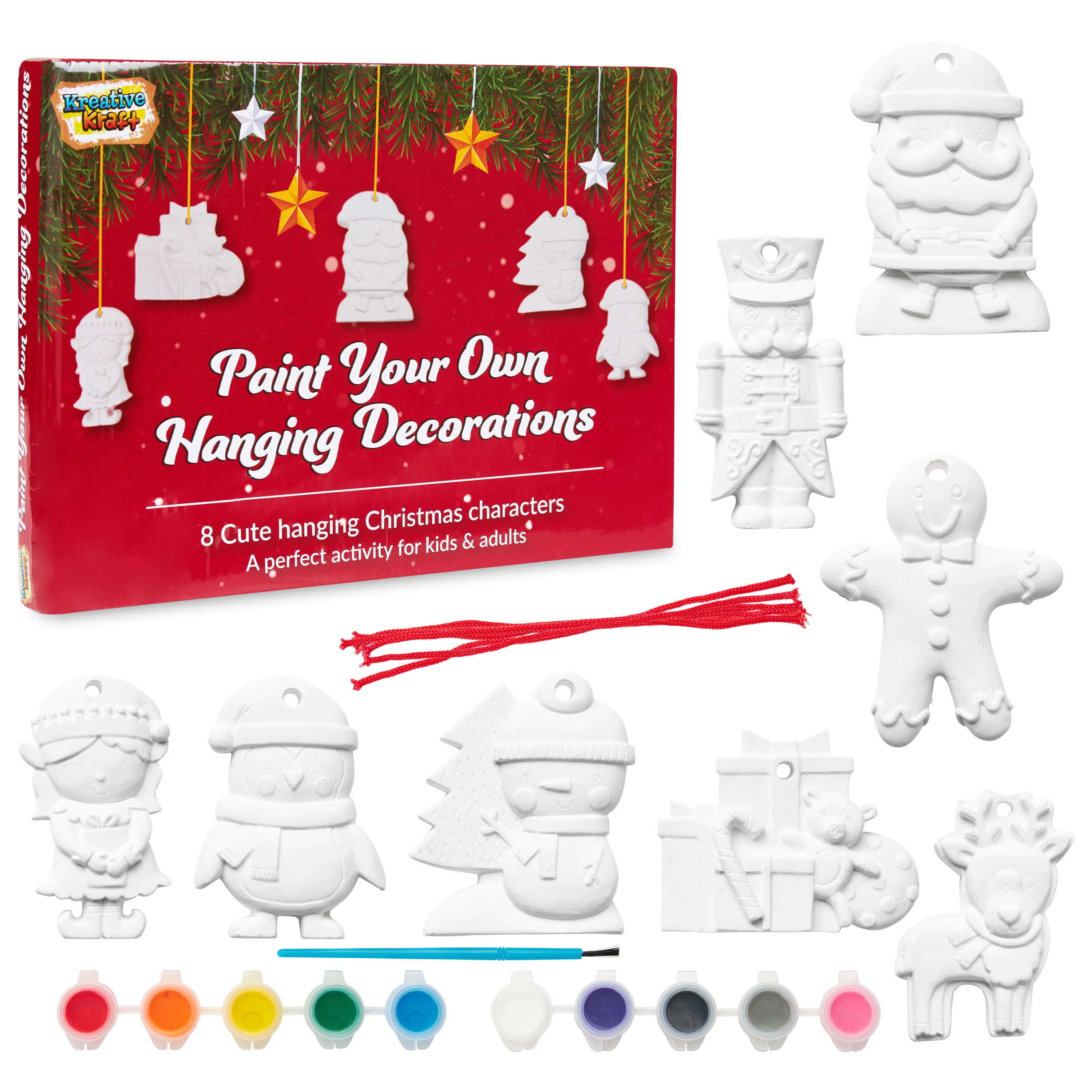 kreativekraft-kit-peinture-d-cos-no-l-enfant-8-pi-ces image 1