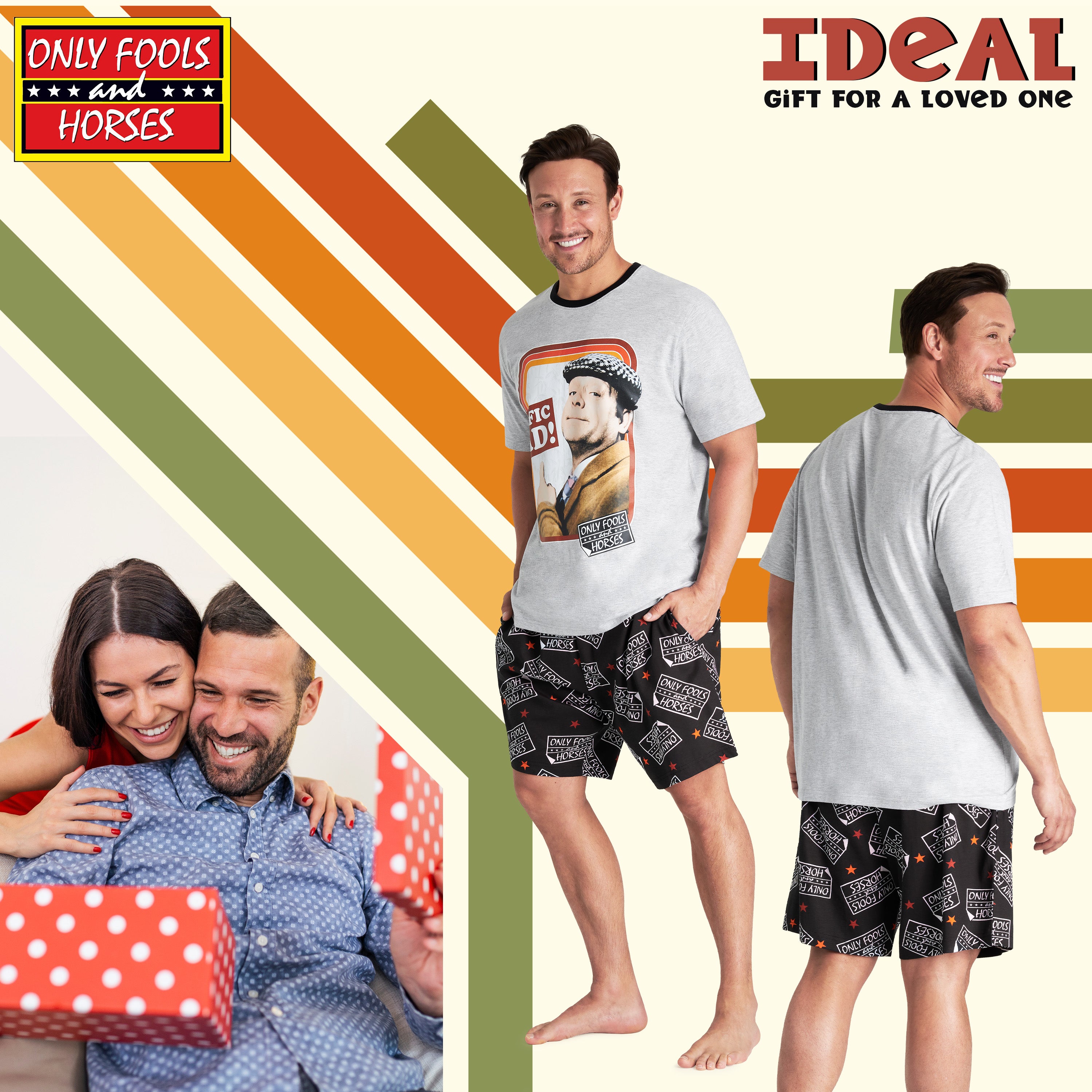 only-fools-and-horses-pyjama-court-homme-coton-t-shirt-short image 3