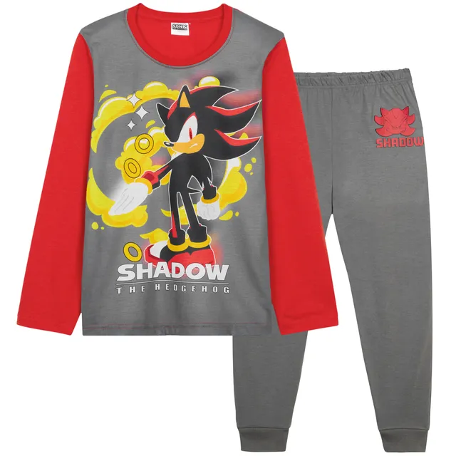 sonic-shadow-pyjama-gar-on-manche-longue-7-8-ans-doux image 1