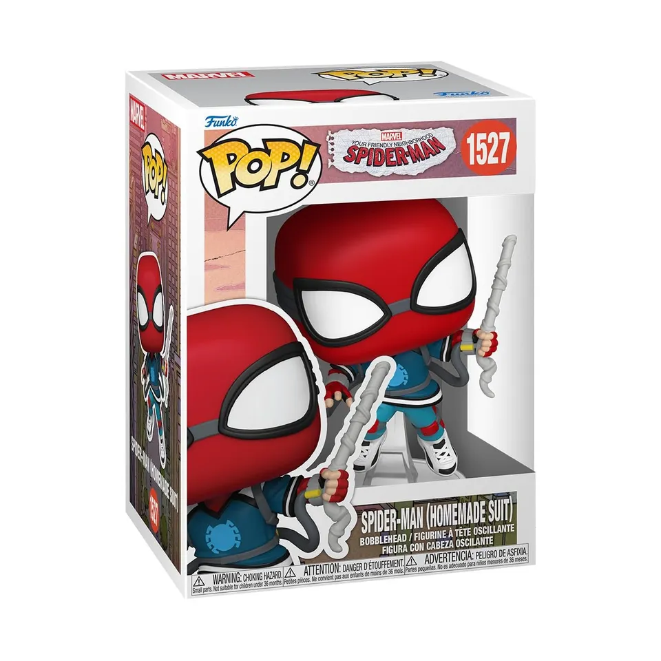 funko-pop-spider-man-peter-parker-proto-suit-figurine-9-5-cm image 1