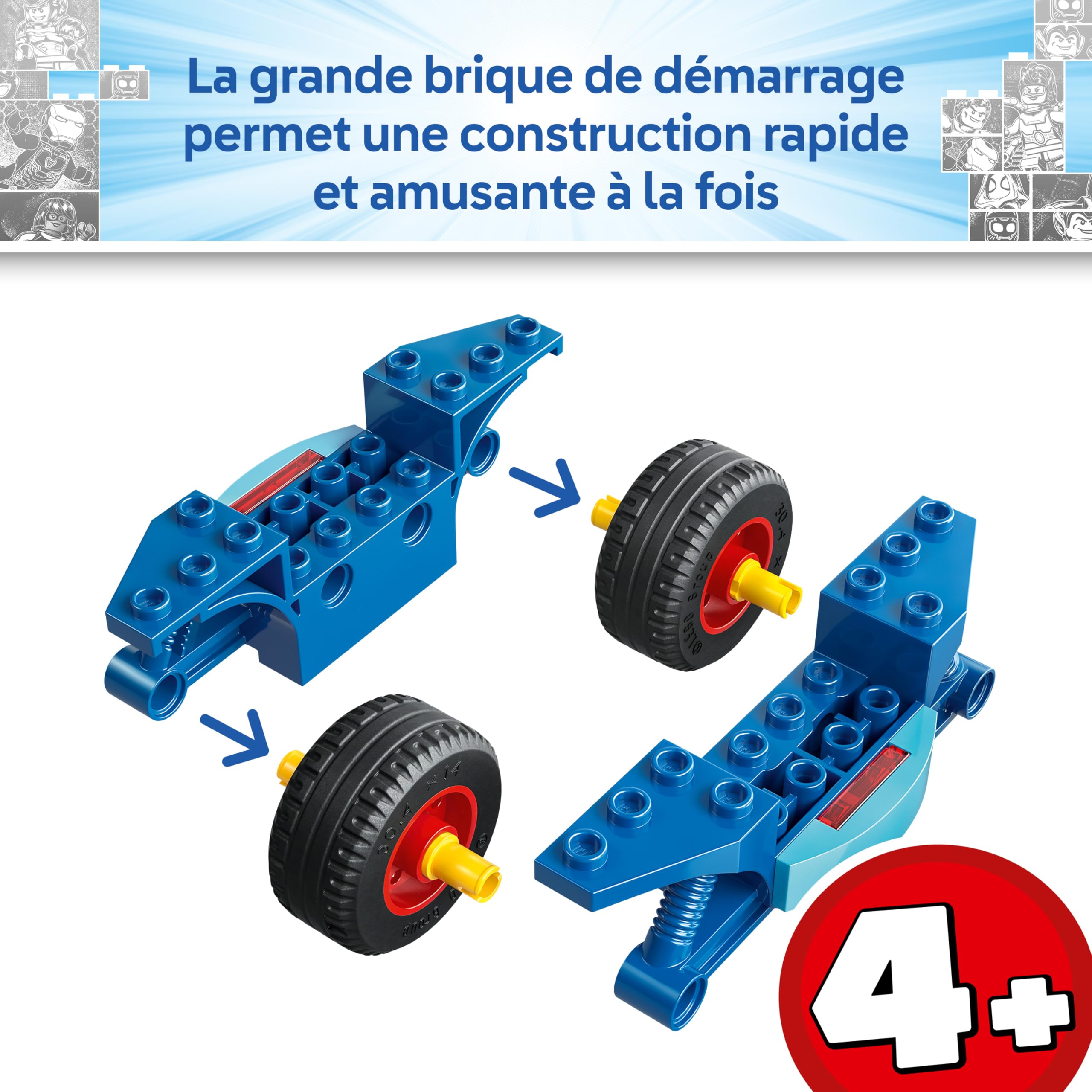 lego-marvel-spidey-11206-moto-contre-rhino-set-61-pi-ces image 3