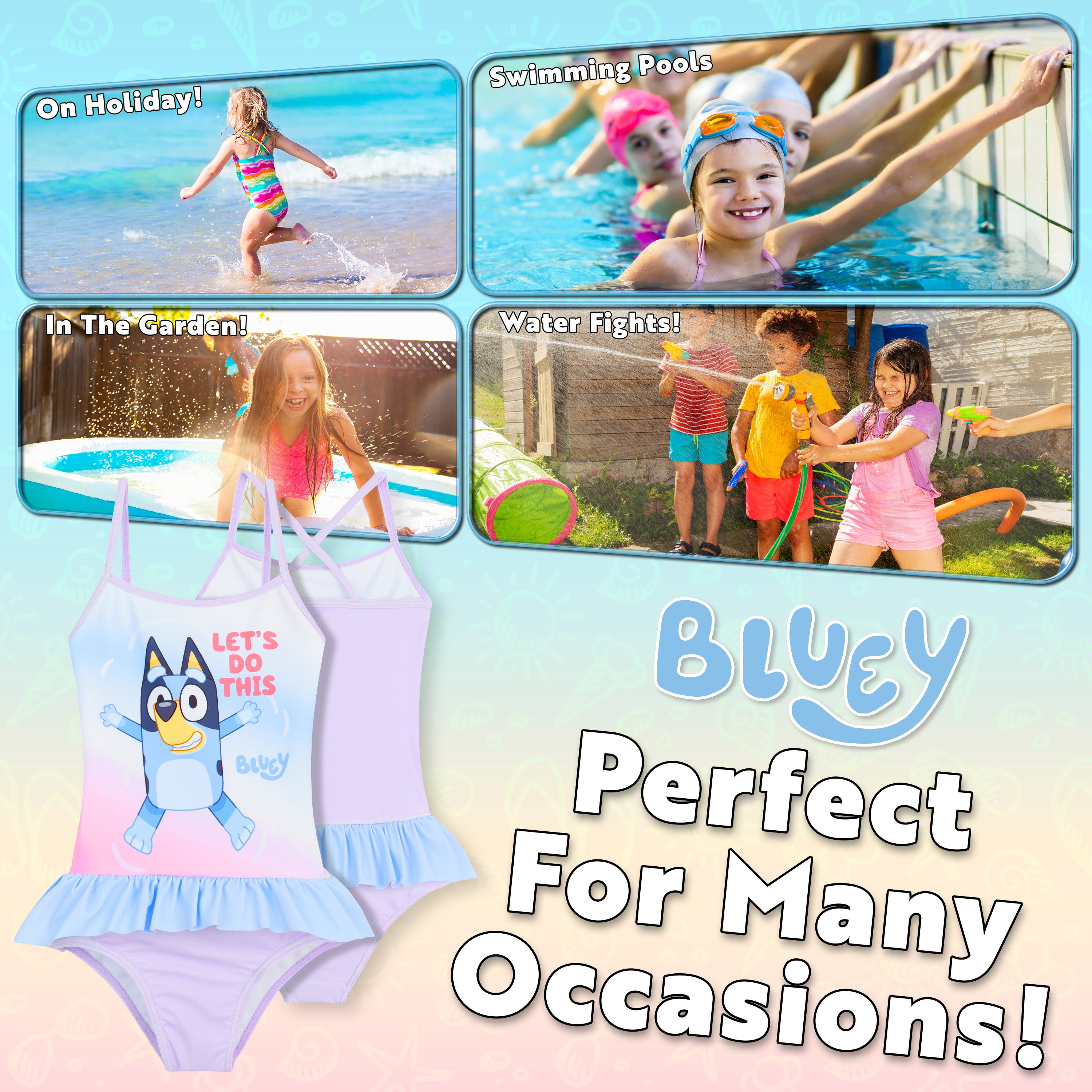 bluey-maillot-de-bain-fille-une-pi-ce-5-6-ans-polyester image 4