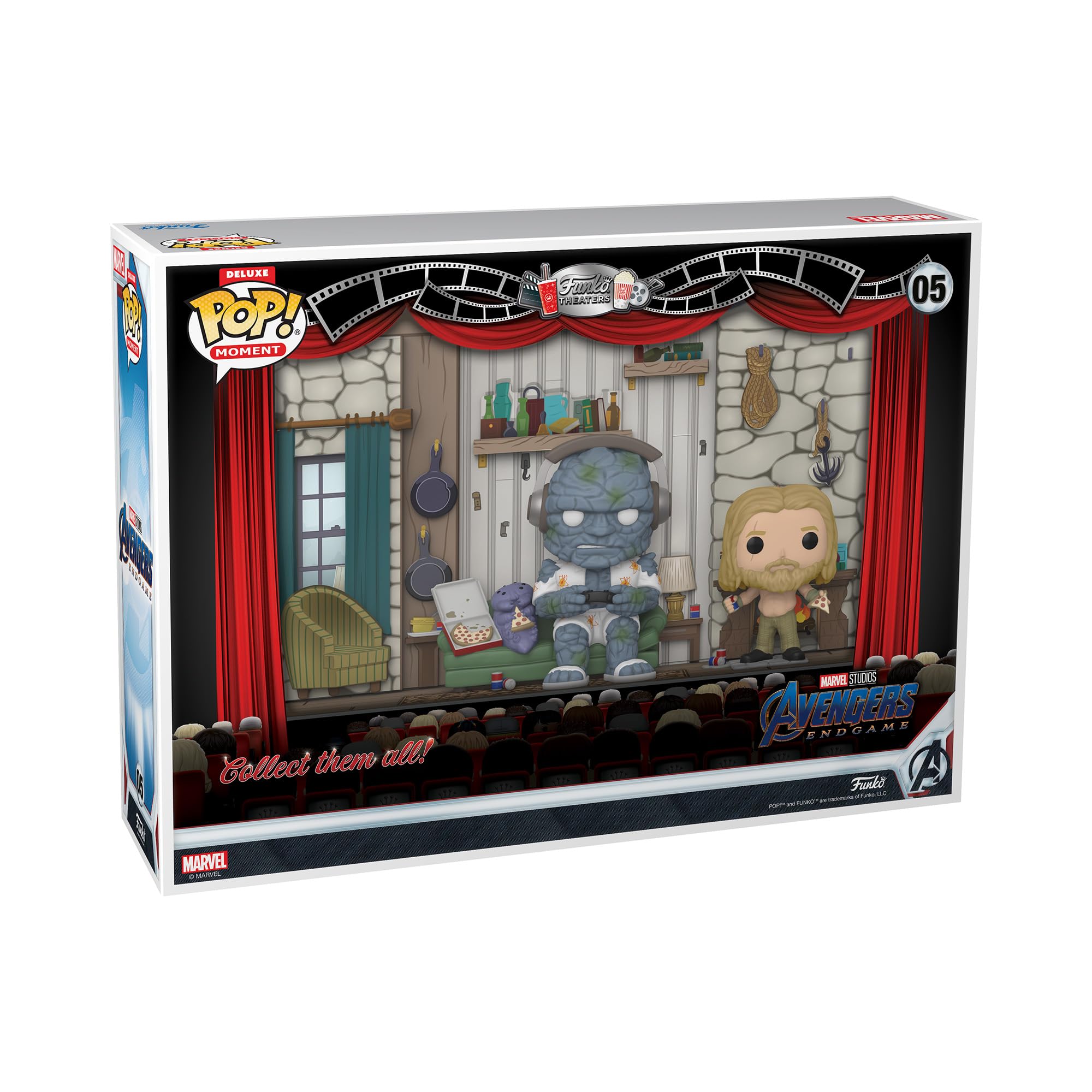 funko-pop-moments-deluxe-endgame-thor-s-house-figurine-thor-korg-miek image 3
