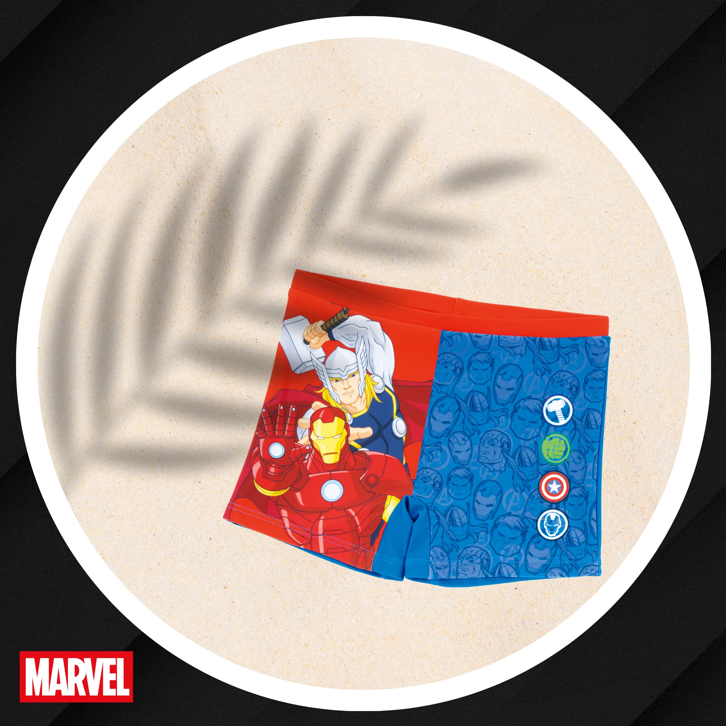 marvel-avengers-short-de-bain-bleu-gar-on-8-ans-s-chage-rapide image 4