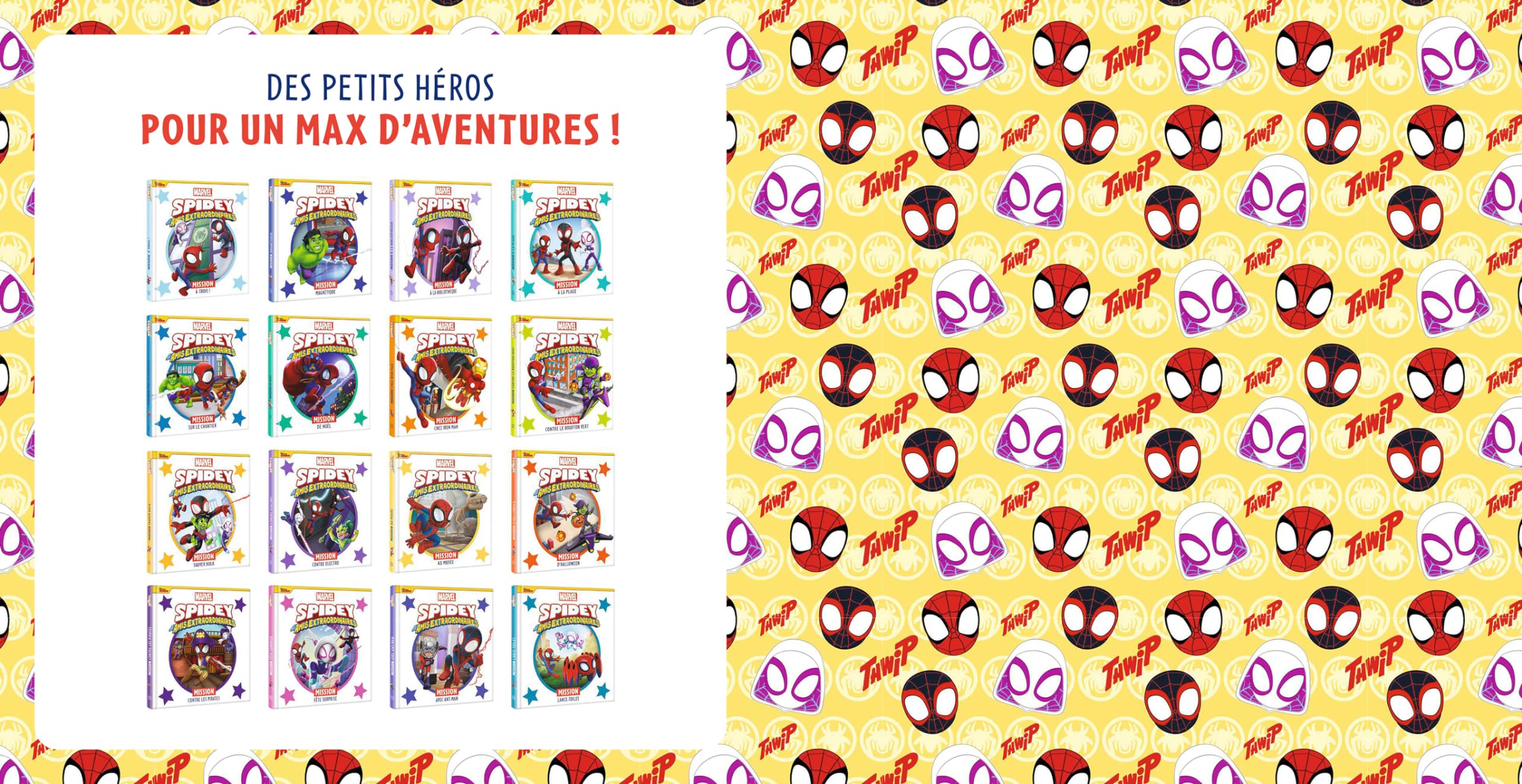marvel-spidey-et-ses-amis-mission-lance-toiles-livre-enfant image 4