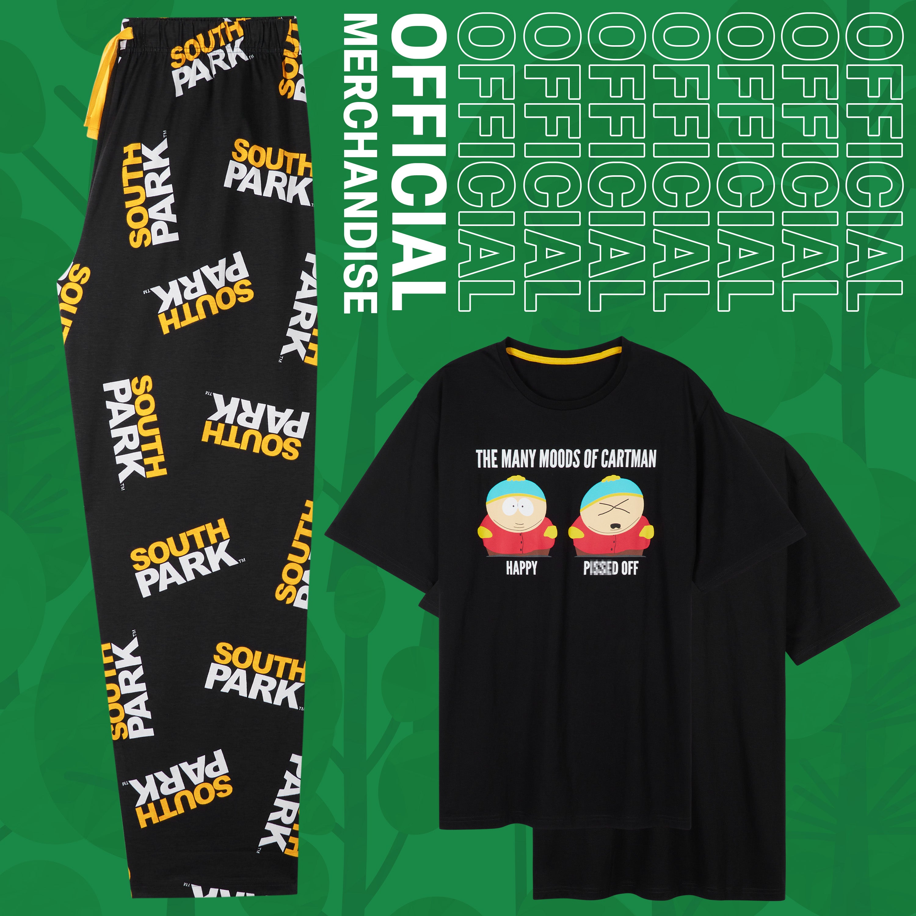 south-park-pyjama-homme-coton-2-pi-ces-t-shirt-pantalon image 4