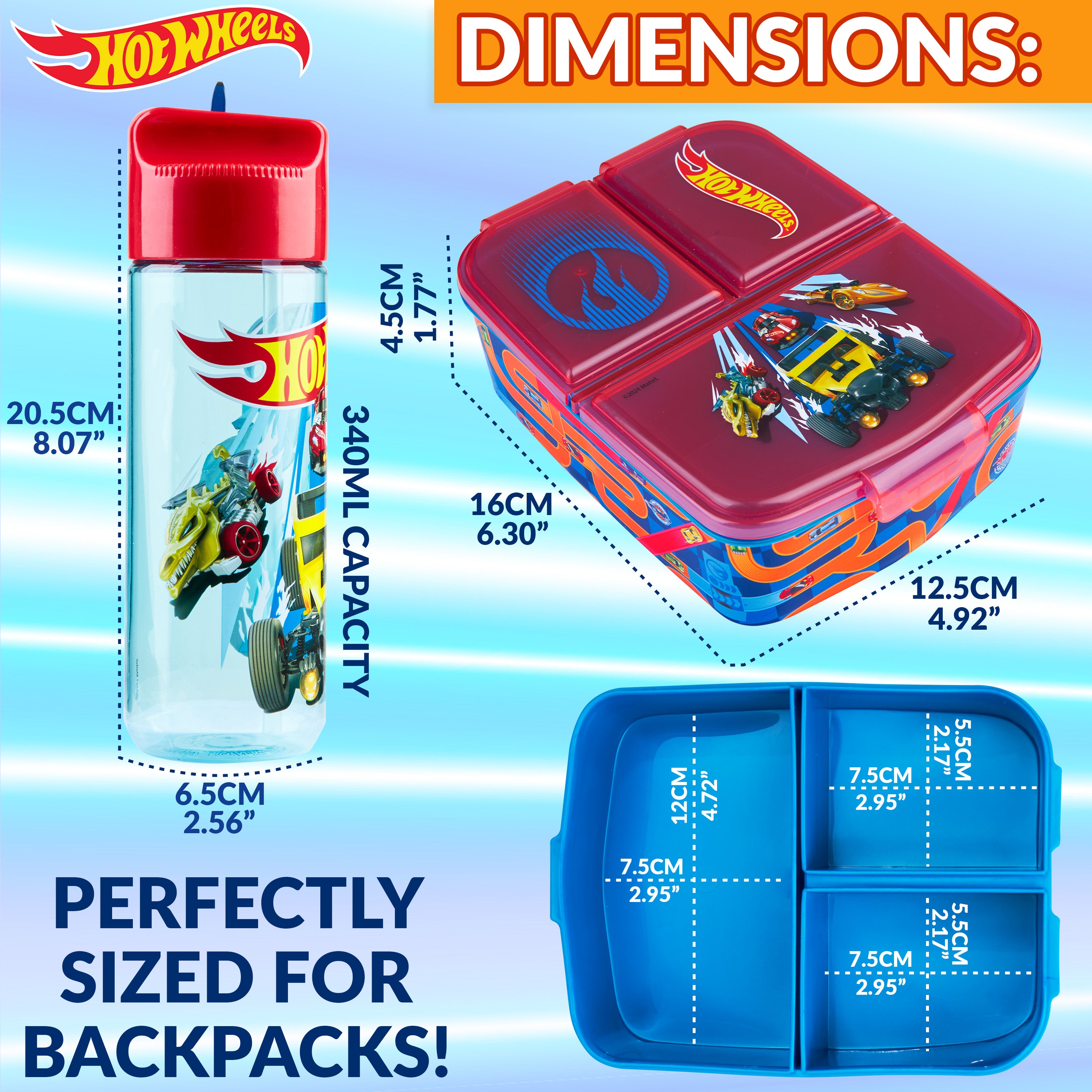 hot-wheels-lunch-box-bento-gourde-340-ml-gar-on image 6