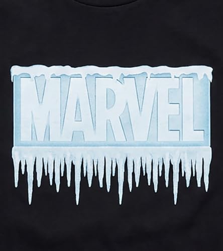 marvel-t-shirt-gar-on-12-ans-noir-coton-super-h-ros image 8