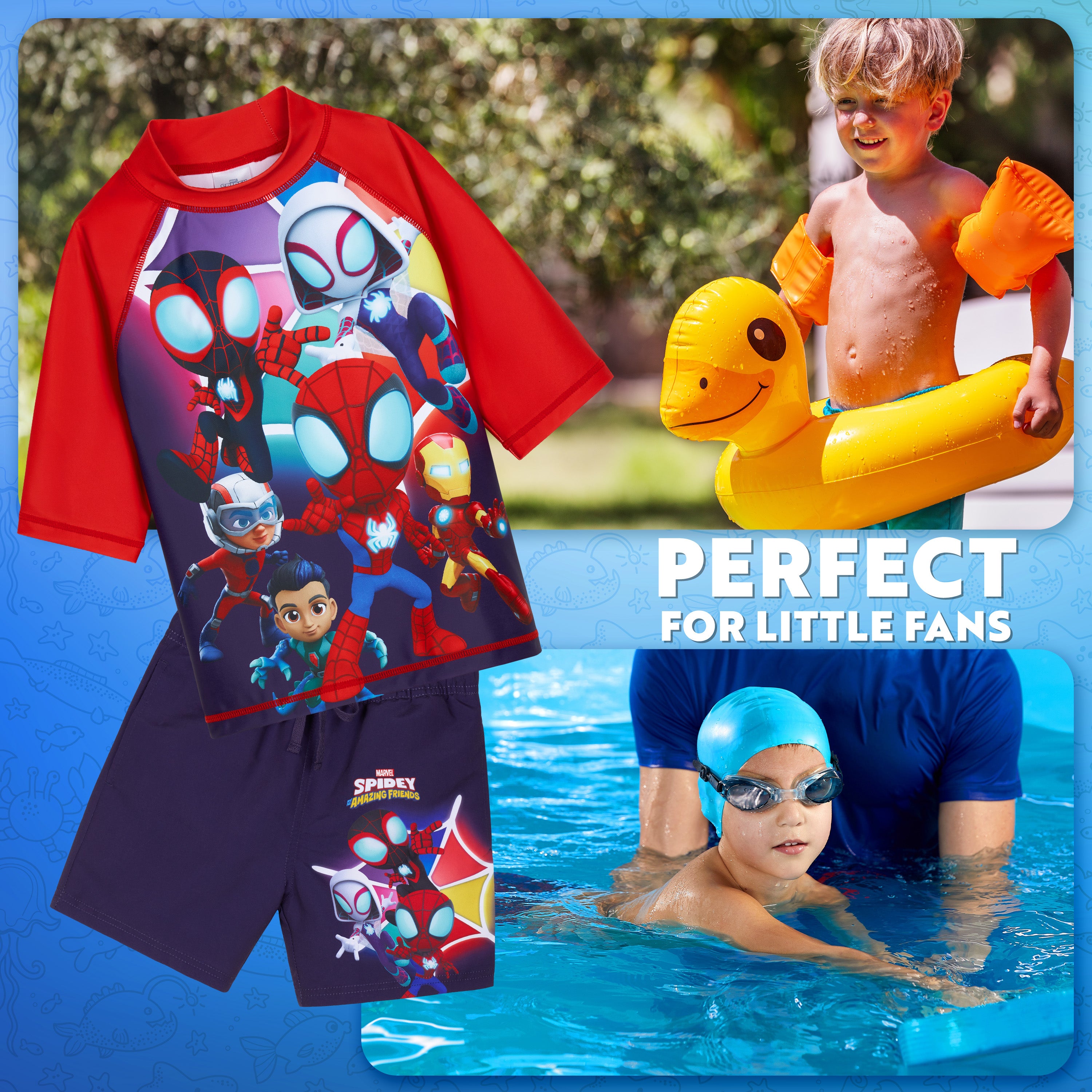 get-trend-marvel-spidey-maillot-bain-gar-on-5-6-ans-2-pi-ces image 2