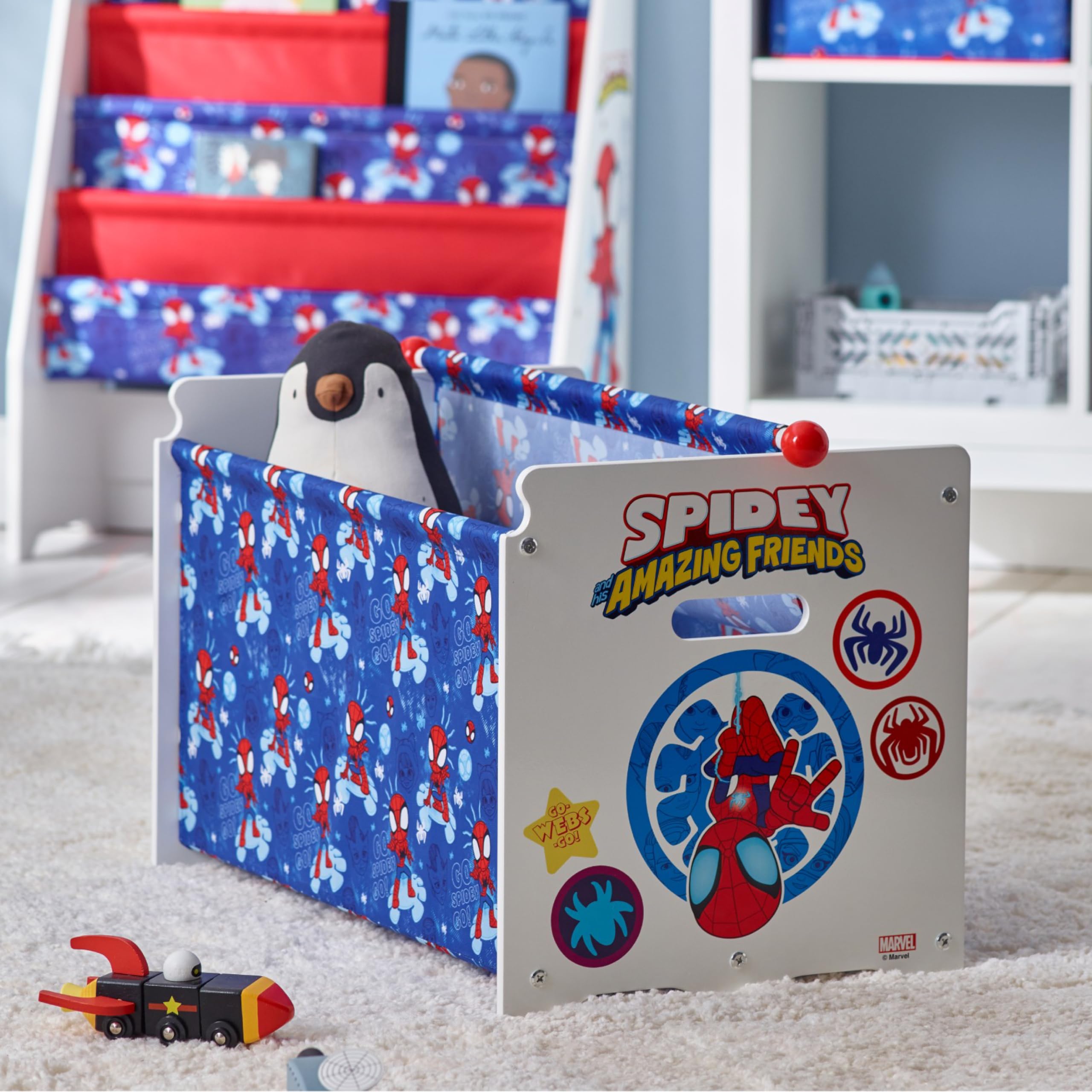 marvel-spidey-coffre-jouets-bois-tissu-large-67-cm image 5