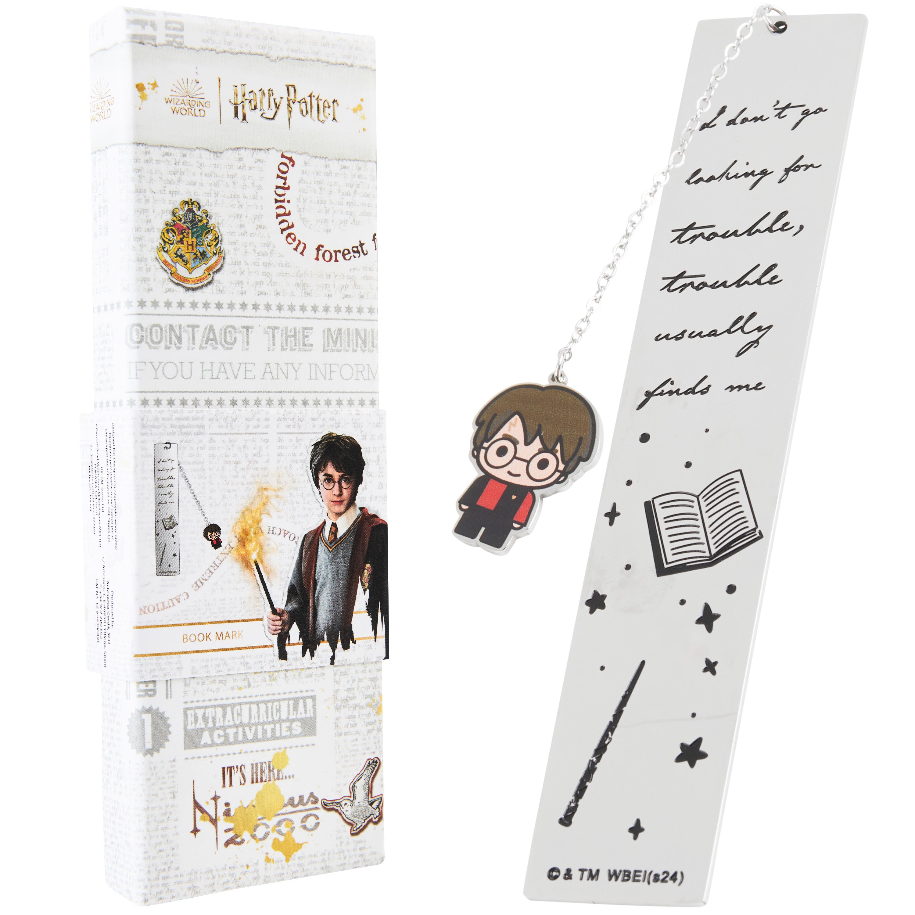 harry-potter-marque-page-m-tal-breloque-coffret-cadeau image 1