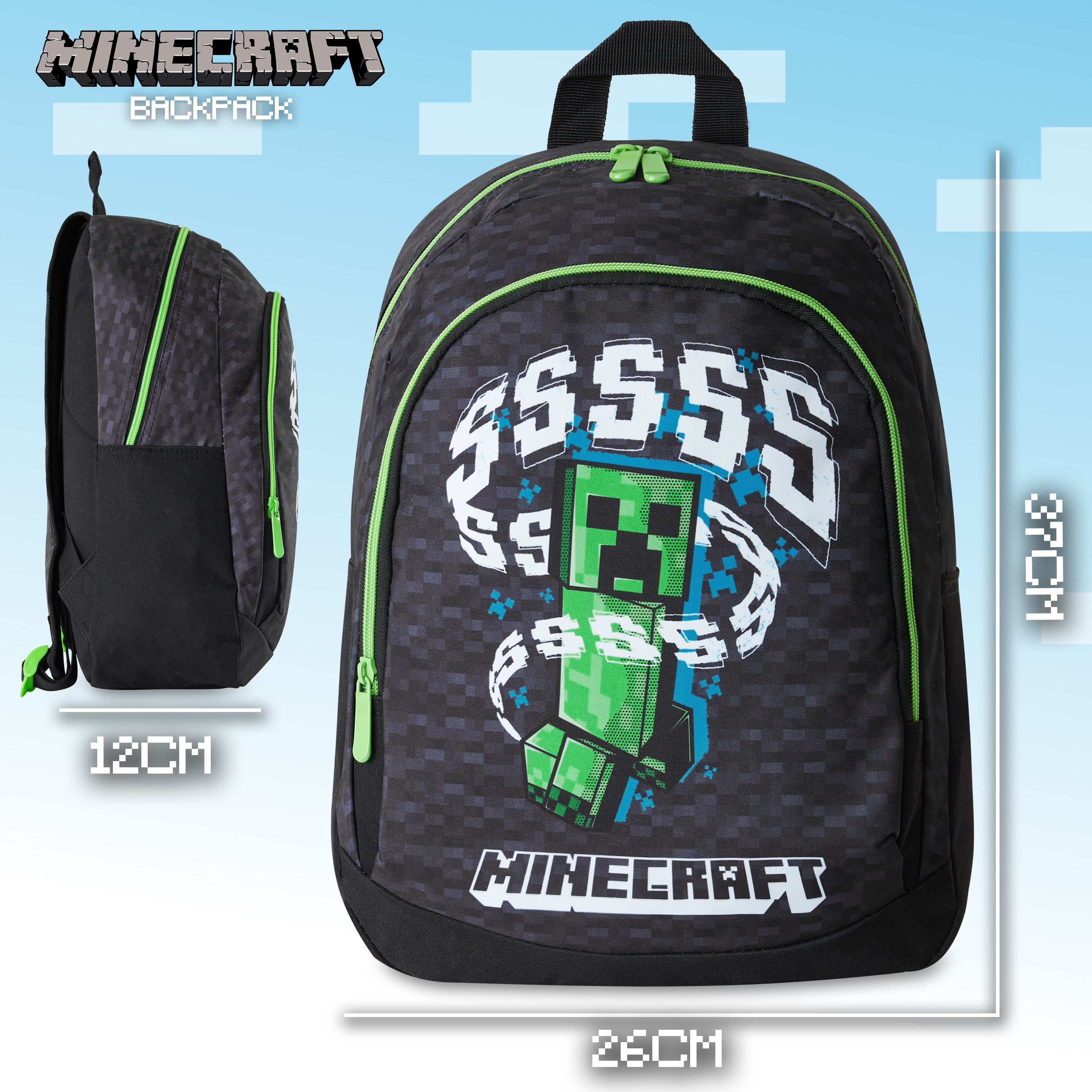 minecraft-sac-dos-enfant-poche-zipp-e-gamer-cole image 7