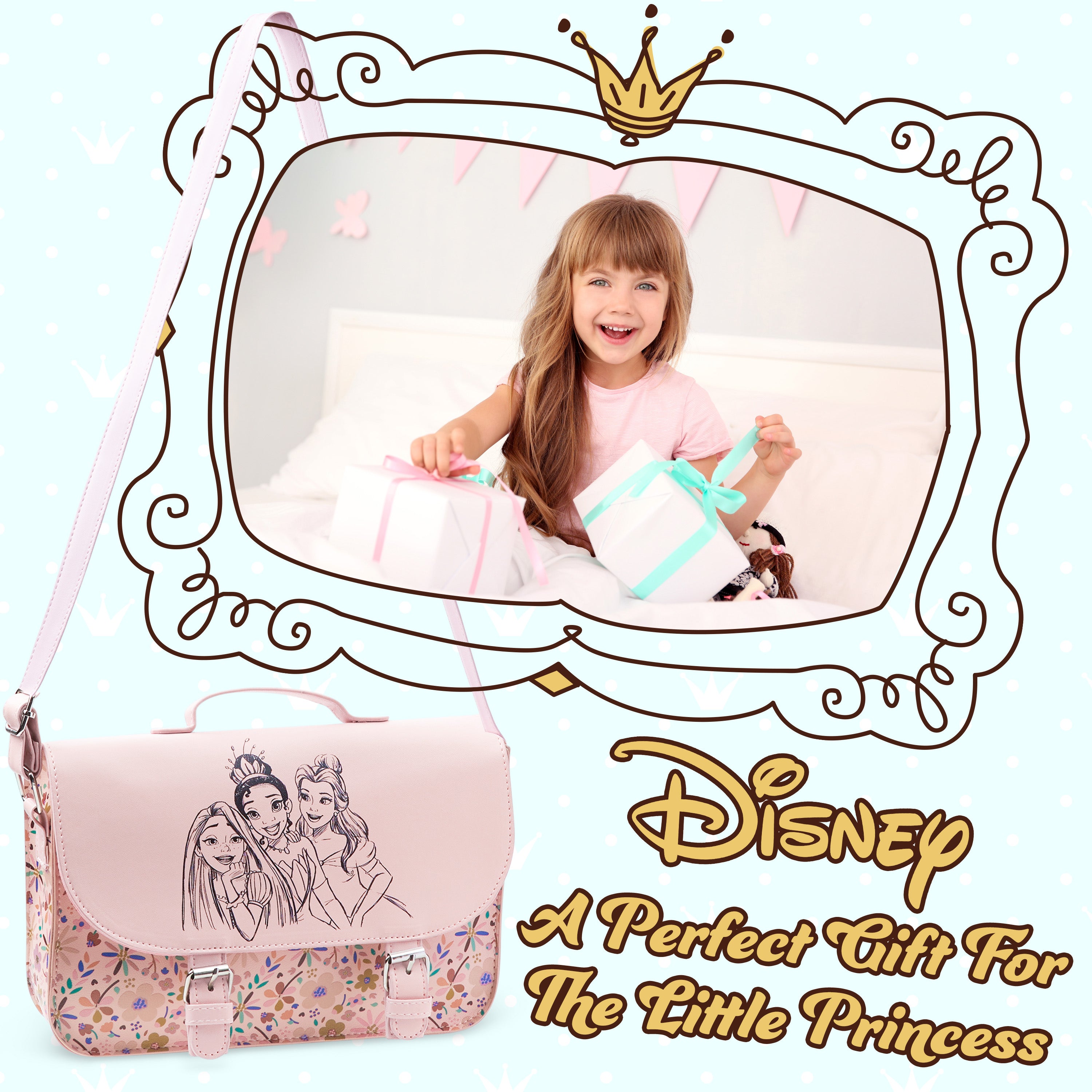 get-trend-girls-disney-princesse-sac-fille-bandouli-re-rose image 2