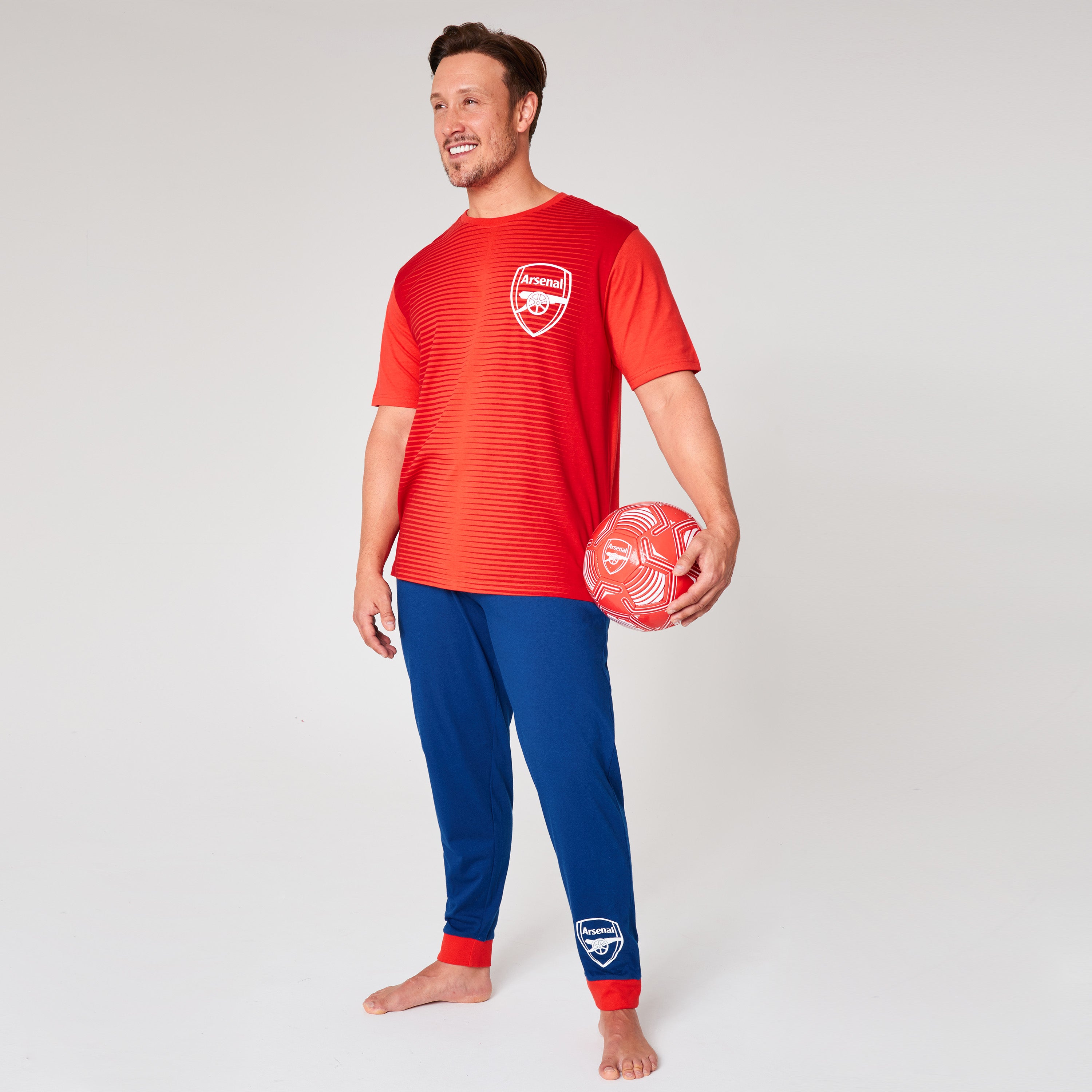 get-trend-arsenal-pyjama-homme-rouge-bleu-taille-m image 5