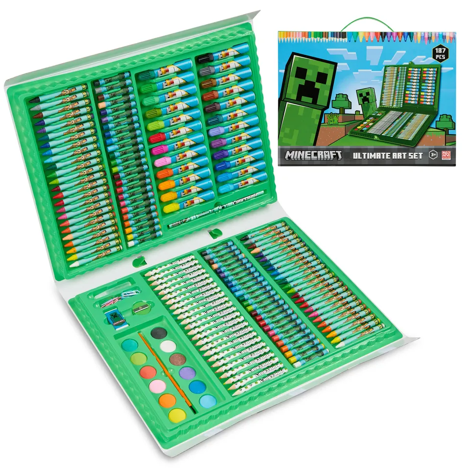 minecraft-art-set-valise-dessin-enfant-compl-te-voyage image 1