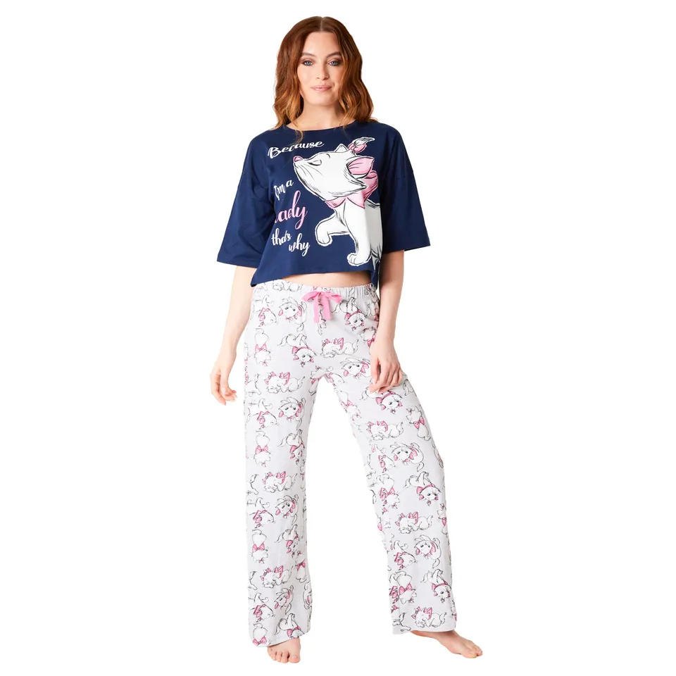 disney-stitch-ensemble-pyjama-femme-marie-pantalon-long image 1